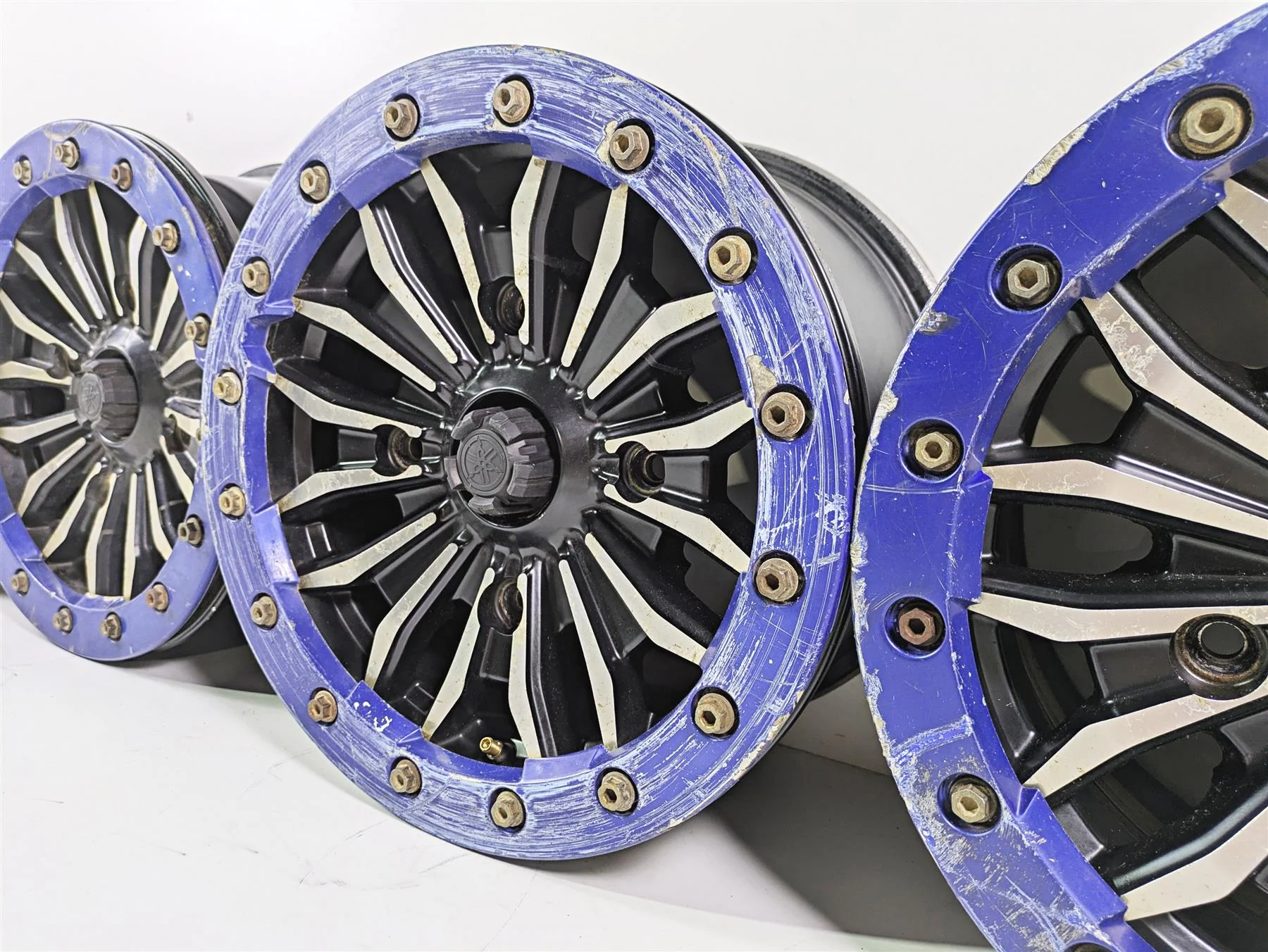 2020 Yamaha YXZ1000 R SS XTR Front Rear Wheel Rim Set 14x6.5 14x8 B5H-F5168-20 - Image 11