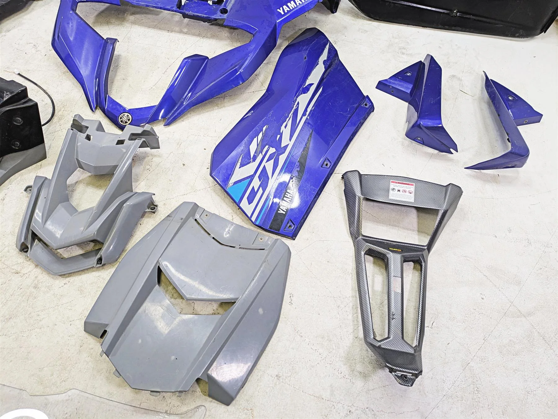 2020 Yamaha YXZ1000 R SS XTR Outer Plastic Fairing Cover Fender Hood 2HC-F1511 - Image 5