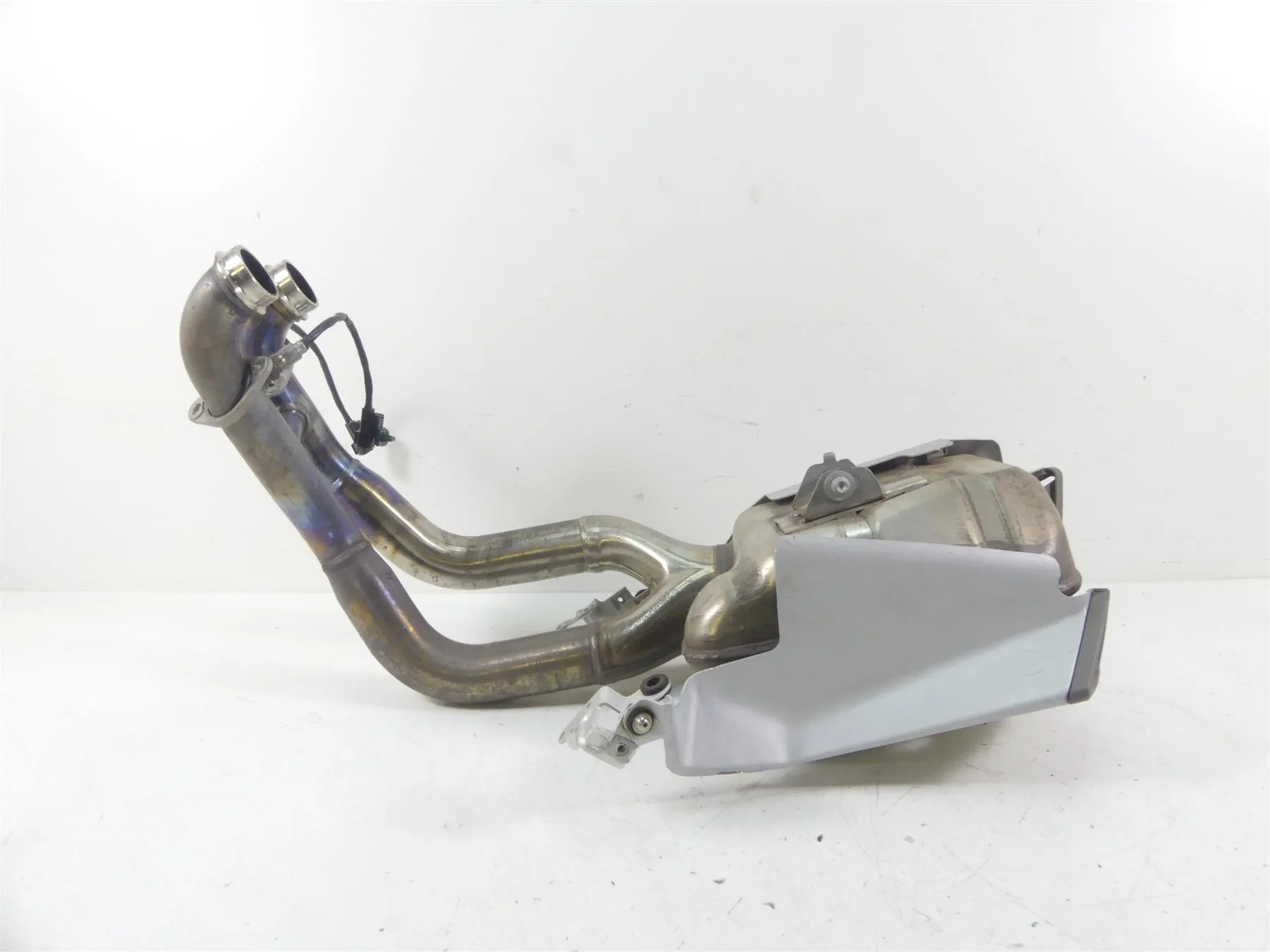 2021 Aprilia RS 660 Oem Exhaust Pipe Header Chamber Assembly 2B005290 - Image 2