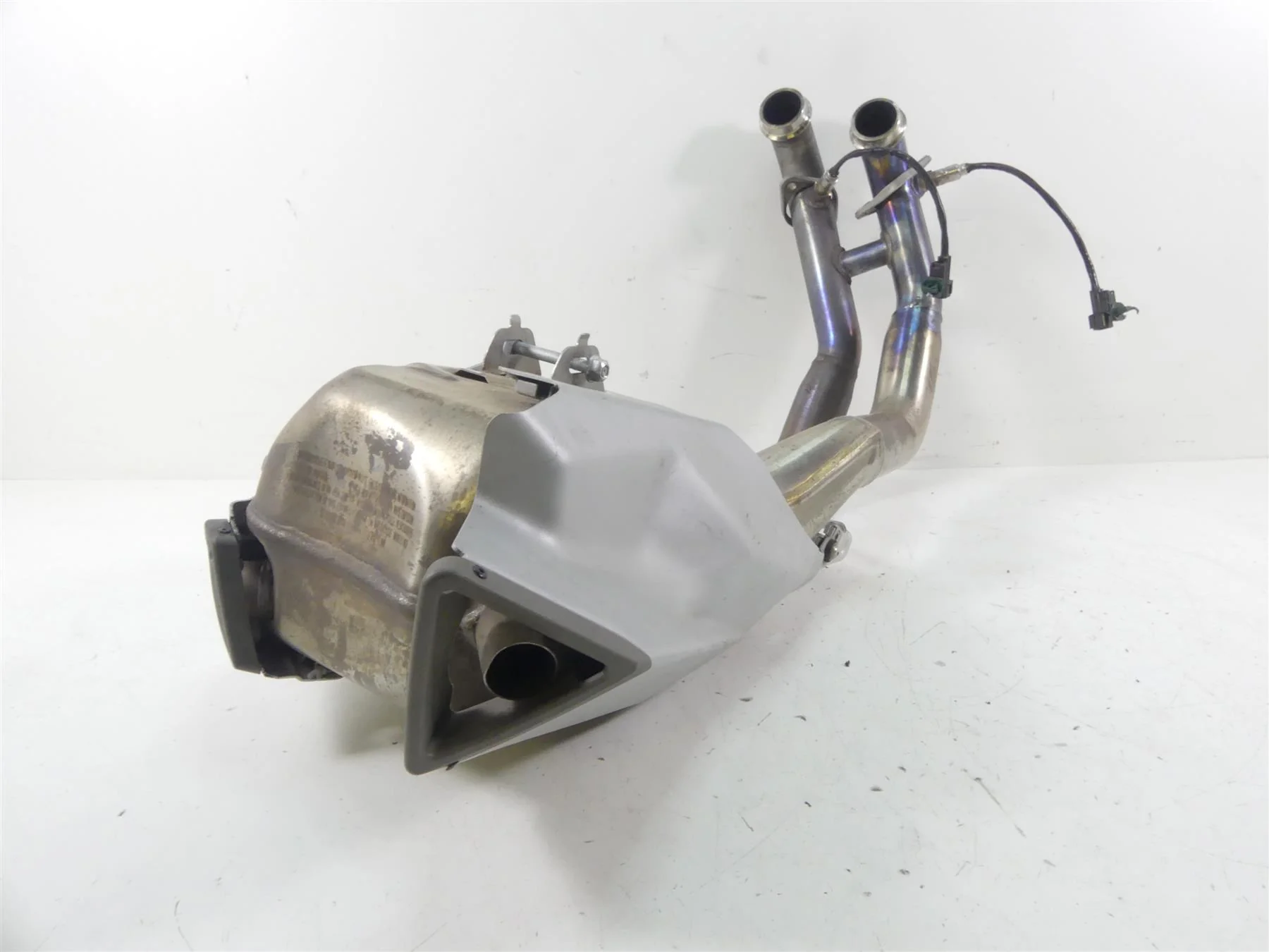 2021 Aprilia RS 660 Oem Exhaust Pipe Header Chamber Assembly 2B005290 - Image 3