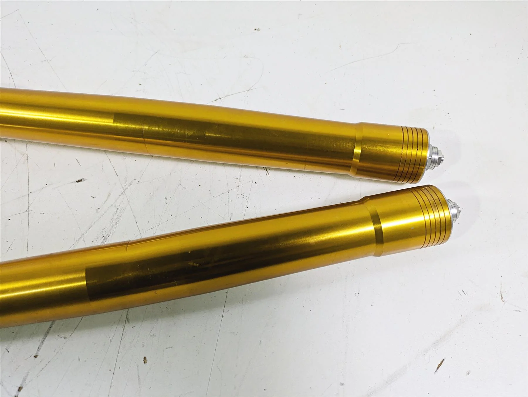 2021 Aprilia RS660 Bent Front Forks Leg Set R 2B006359 L 2B006360 - Image 10