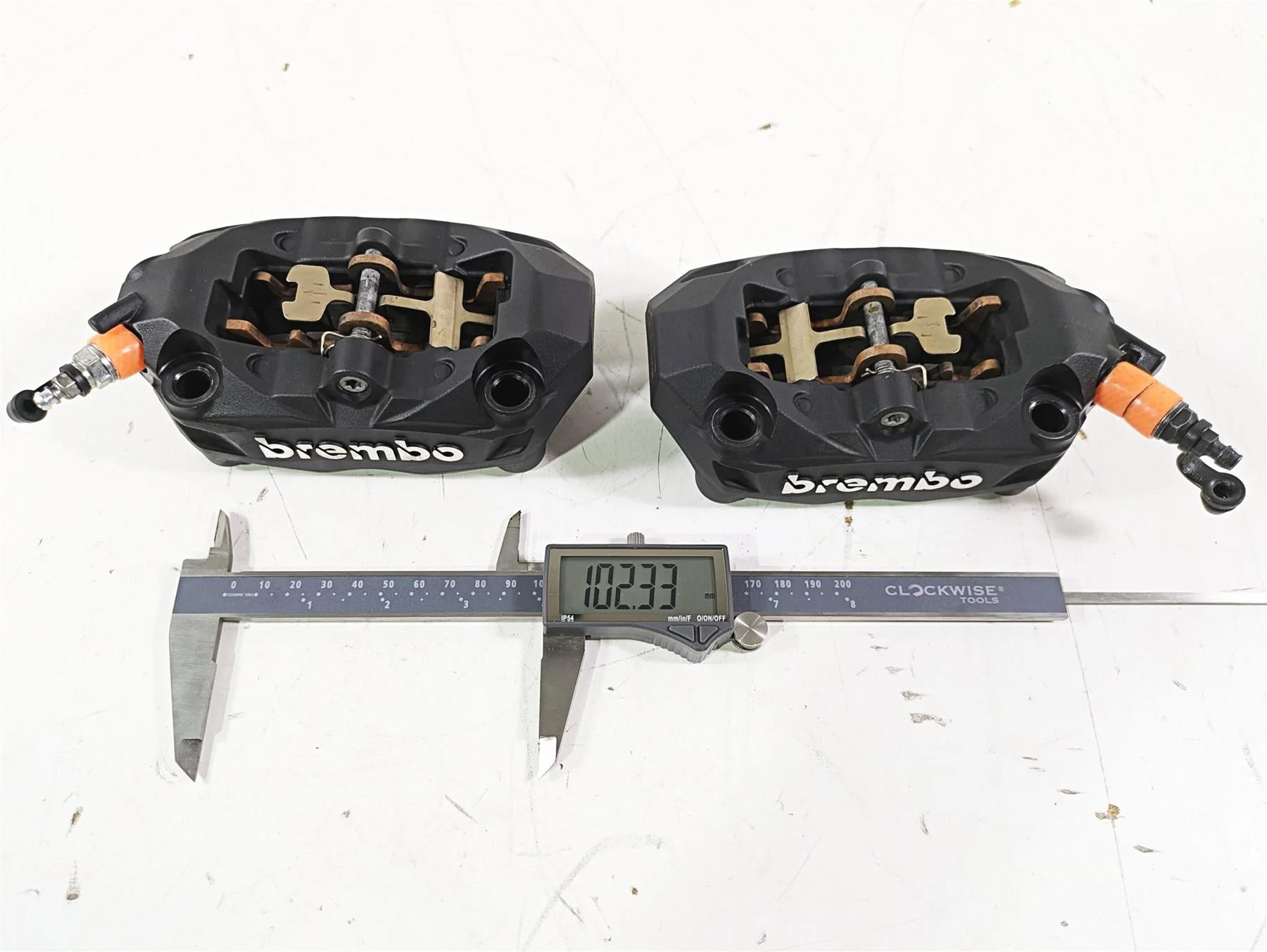 2021 Aprilia RS660 Brembo Monoblock Front Brake Caliper 100mm 2B006451 2B006452 - Image 12