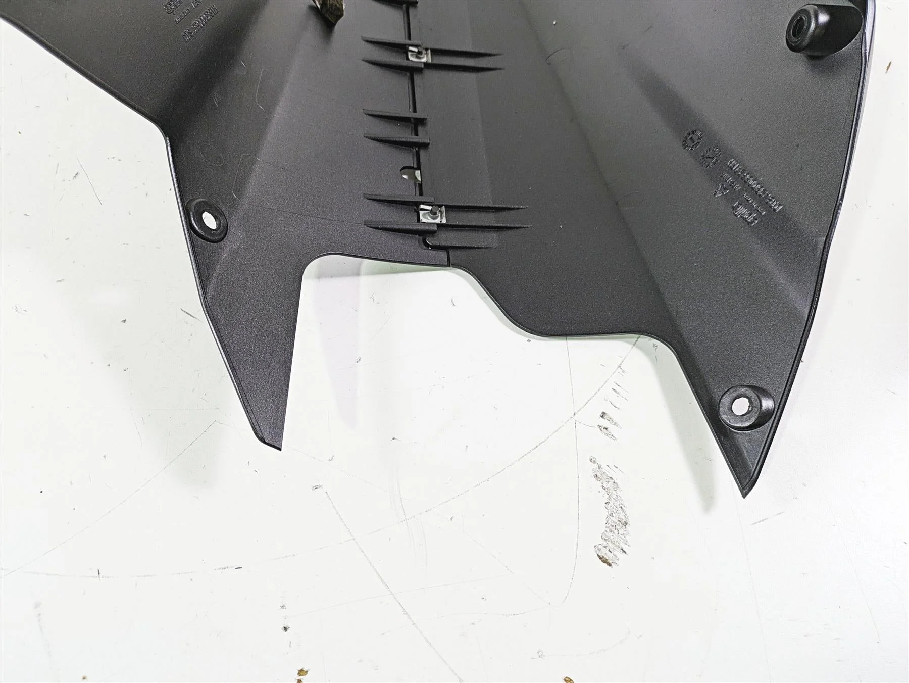 2021 Aprilia RS660 Lower Spoiler Belly Fairing Cover Set Gray 2B006623 2B006624 - Image 9