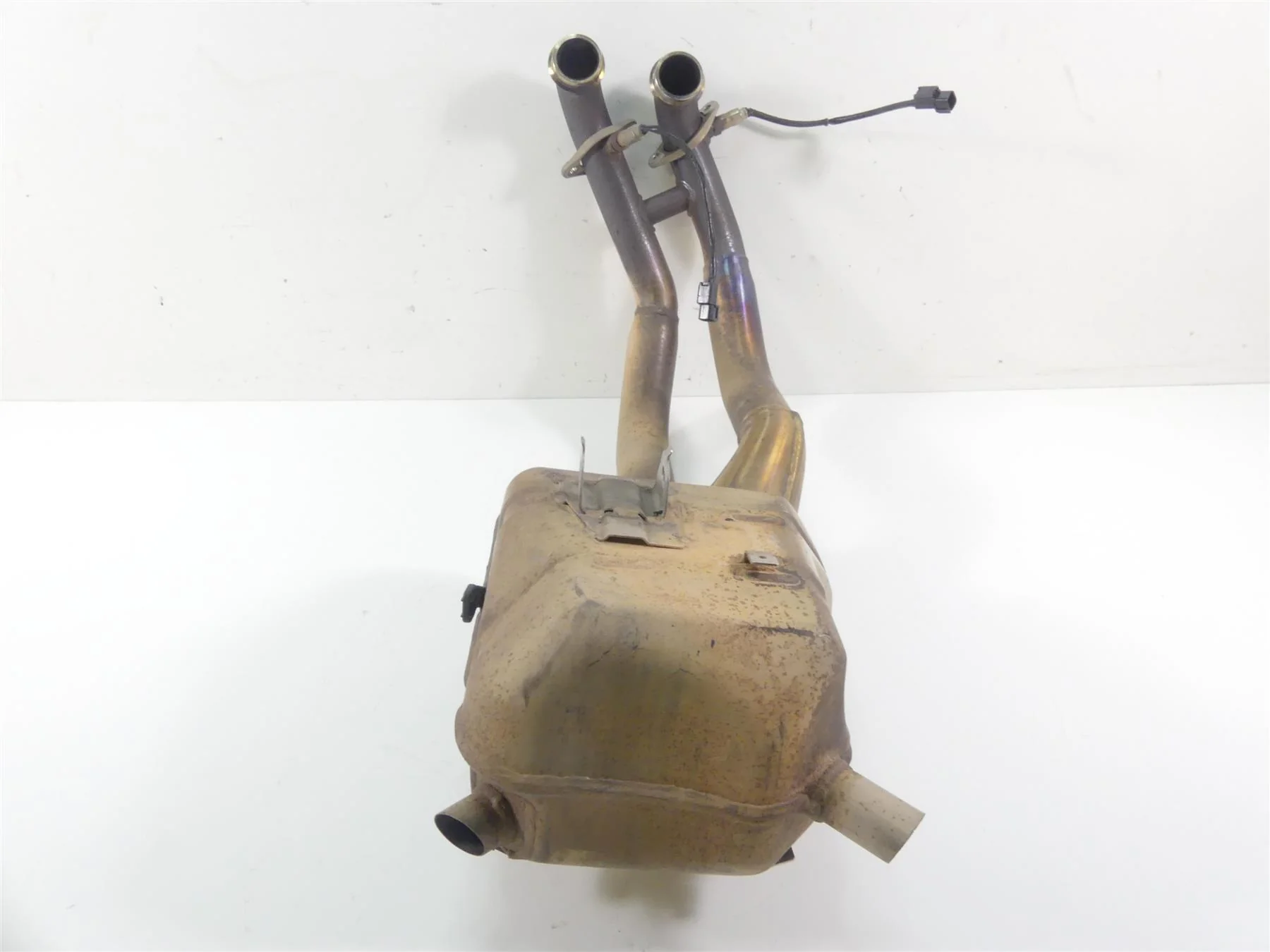 2021 Aprilia Tuono 660 RS 660 Oem Exhaust Header Chamber Manifold 2B005290 - Image 6