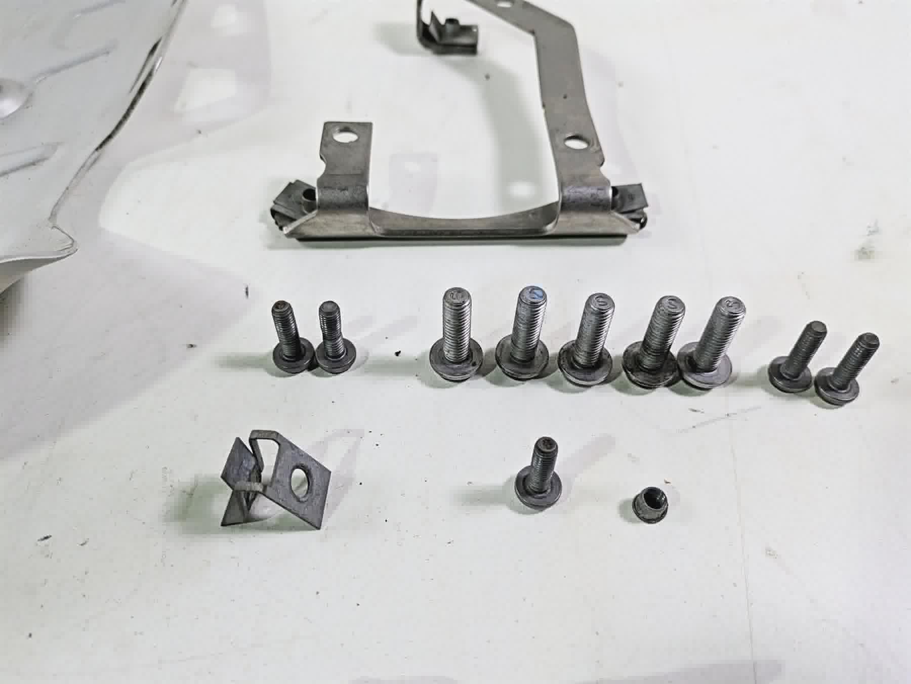 2021 BMW R1250GS K51 Adv Bottom Engine Skid Plate & Hardware Set 11848485696 - Image 5