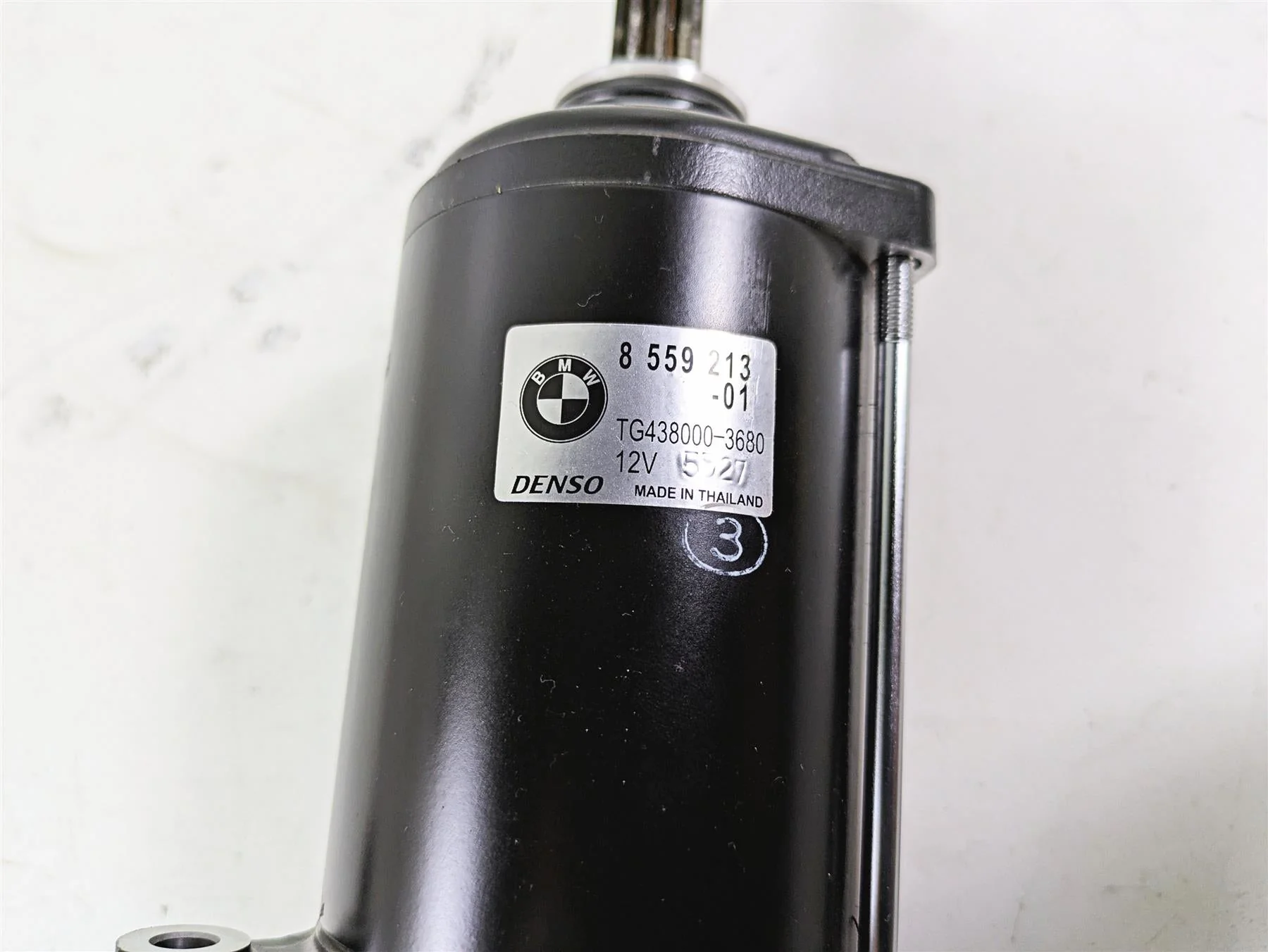 2021 BMW R1250GS K51 Adv Engine Starter Motor Denso Tested 12418559213 - Image 8