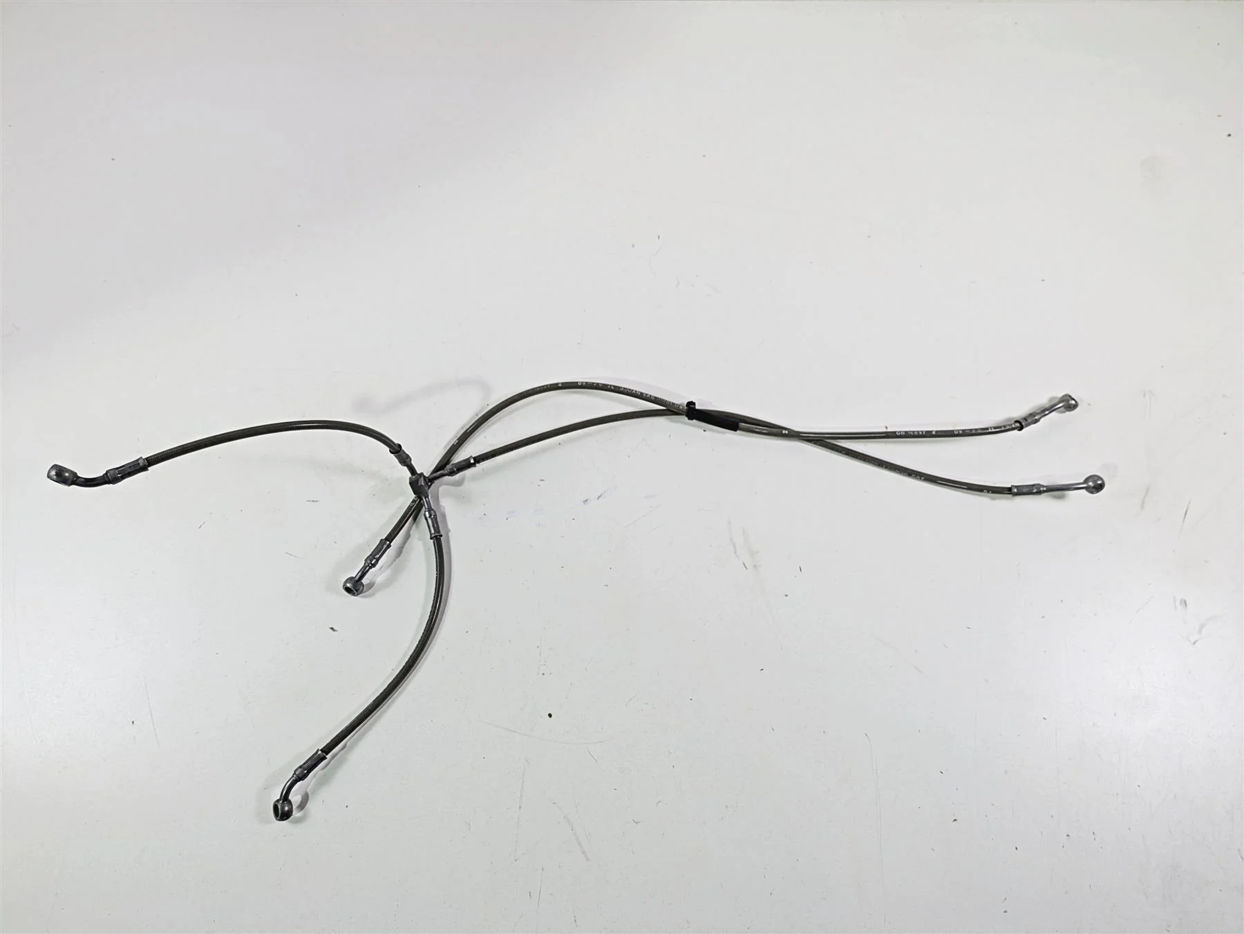 2021 BMW R1250GS K51 Adv Front Abs Brake Line Hose Set 34327717713 - Image 5