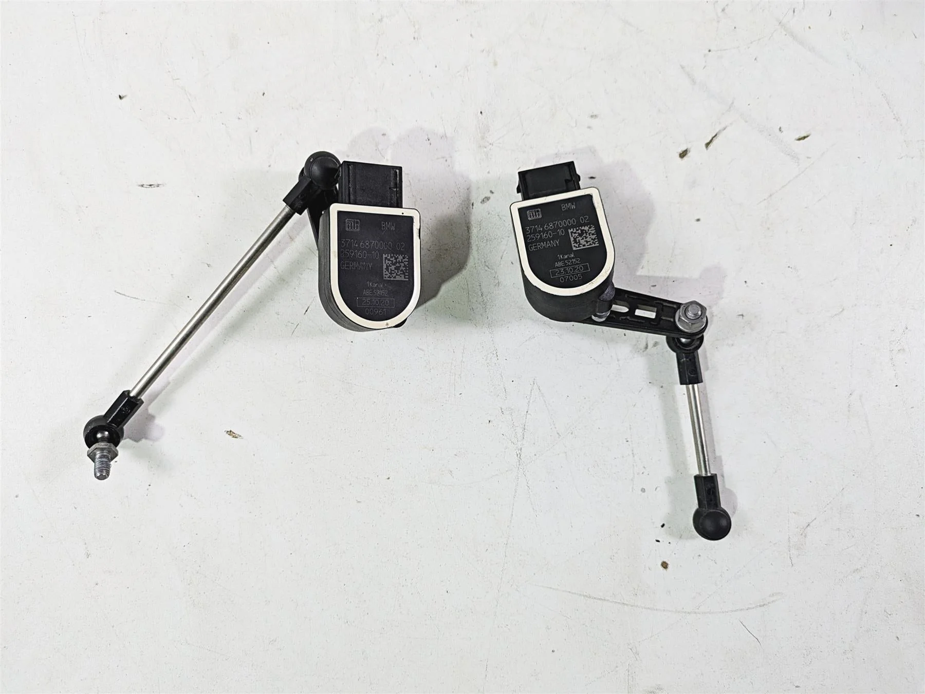 2021 BMW R1250GS K51 Adv Front Rear Bike Leveling Sensors 37146870000