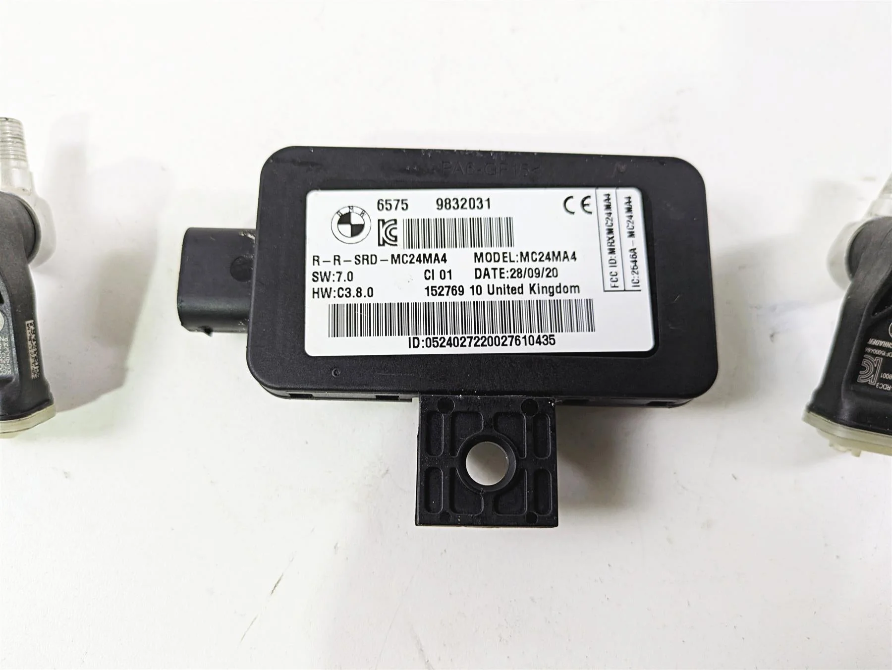 2021 BMW R1250GS K51 Adv Rdc Modul & Tire Pressure Sensor Set READ 65759832031 - Image 9