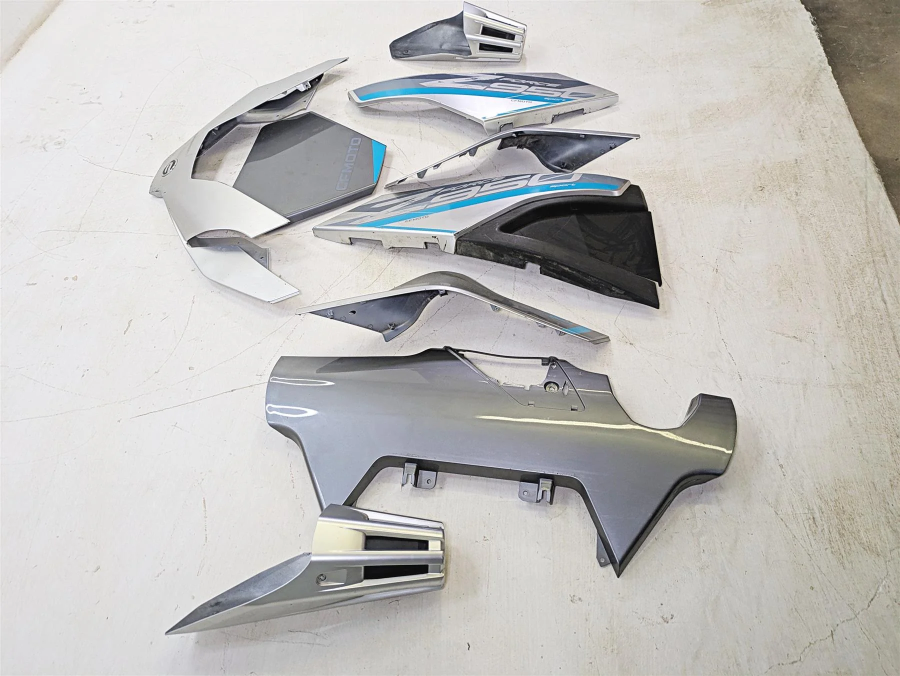 2021 CFMoto Zforce 950 Sport Outer Fairing Fender Hood Cover Set 5BY0-371006 - Image 3
