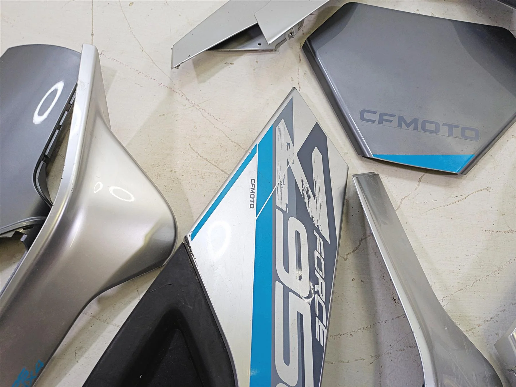 2021 CFMoto Zforce 950 Sport Outer Fairing Fender Hood Cover Set 5BY0-371006 - Image 5