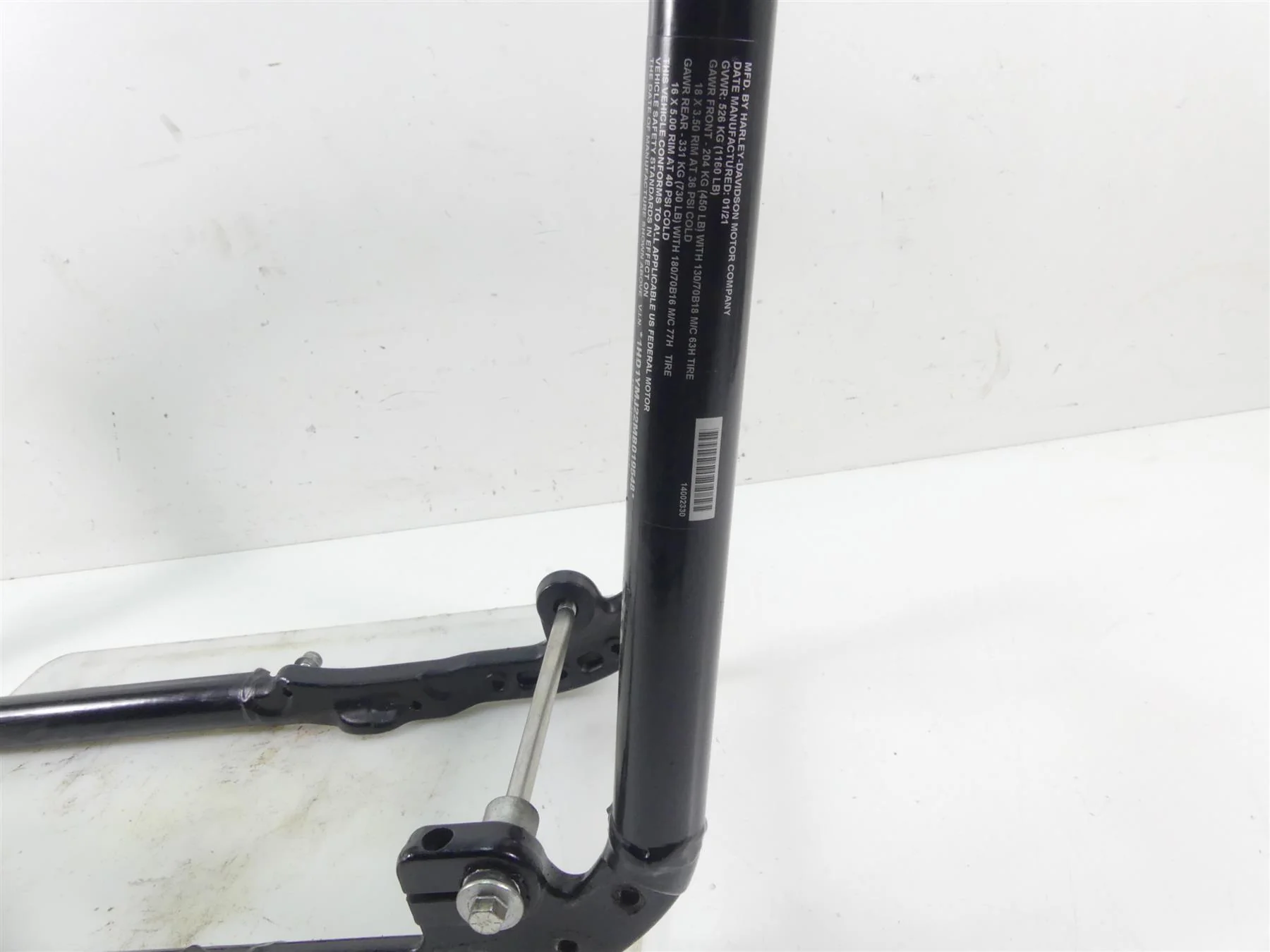 2021 Harley Softail FLSB Sport Glide Straight Main Frame Chassis With Clean California Title 47000126 - Image 6