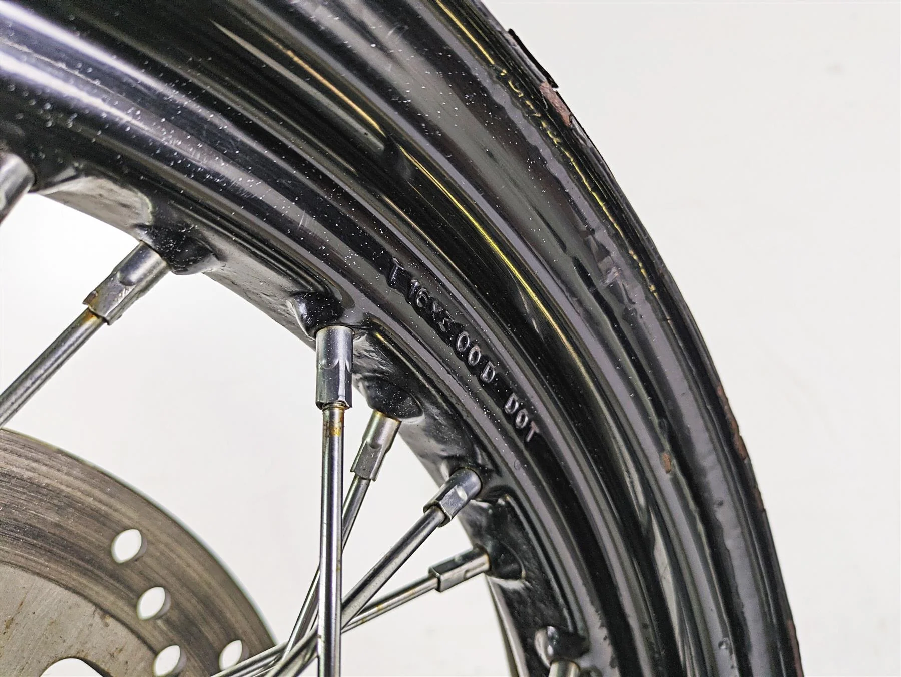 2021 Harley Softail FLSL Slim 16x3 Rear Wheel Spoke Rim - Read 55109-12 - Image 6