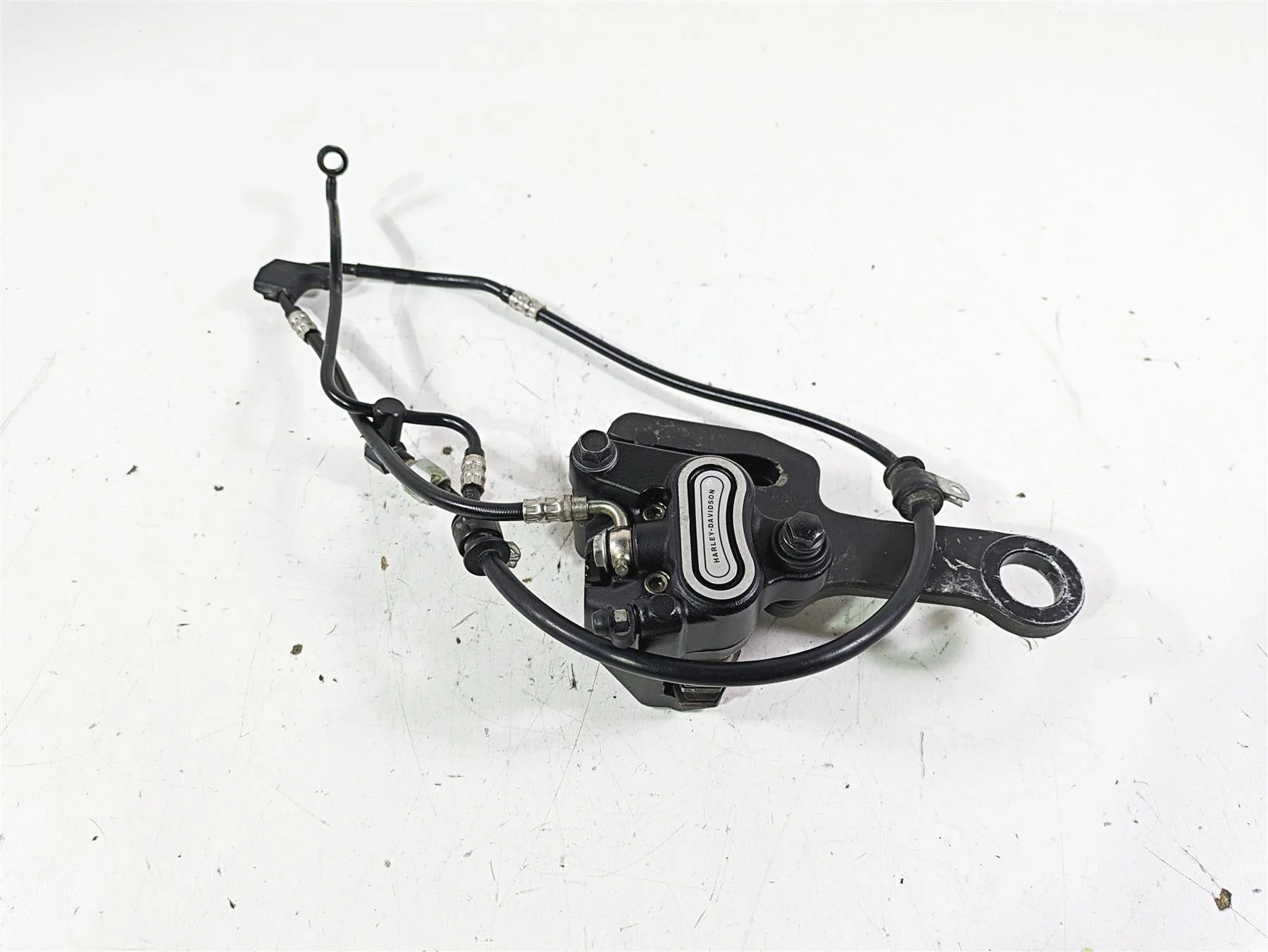 2021 Harley Softail FLSL Slim Rear Brake Caliper & Bracket 41300192 - Image 2