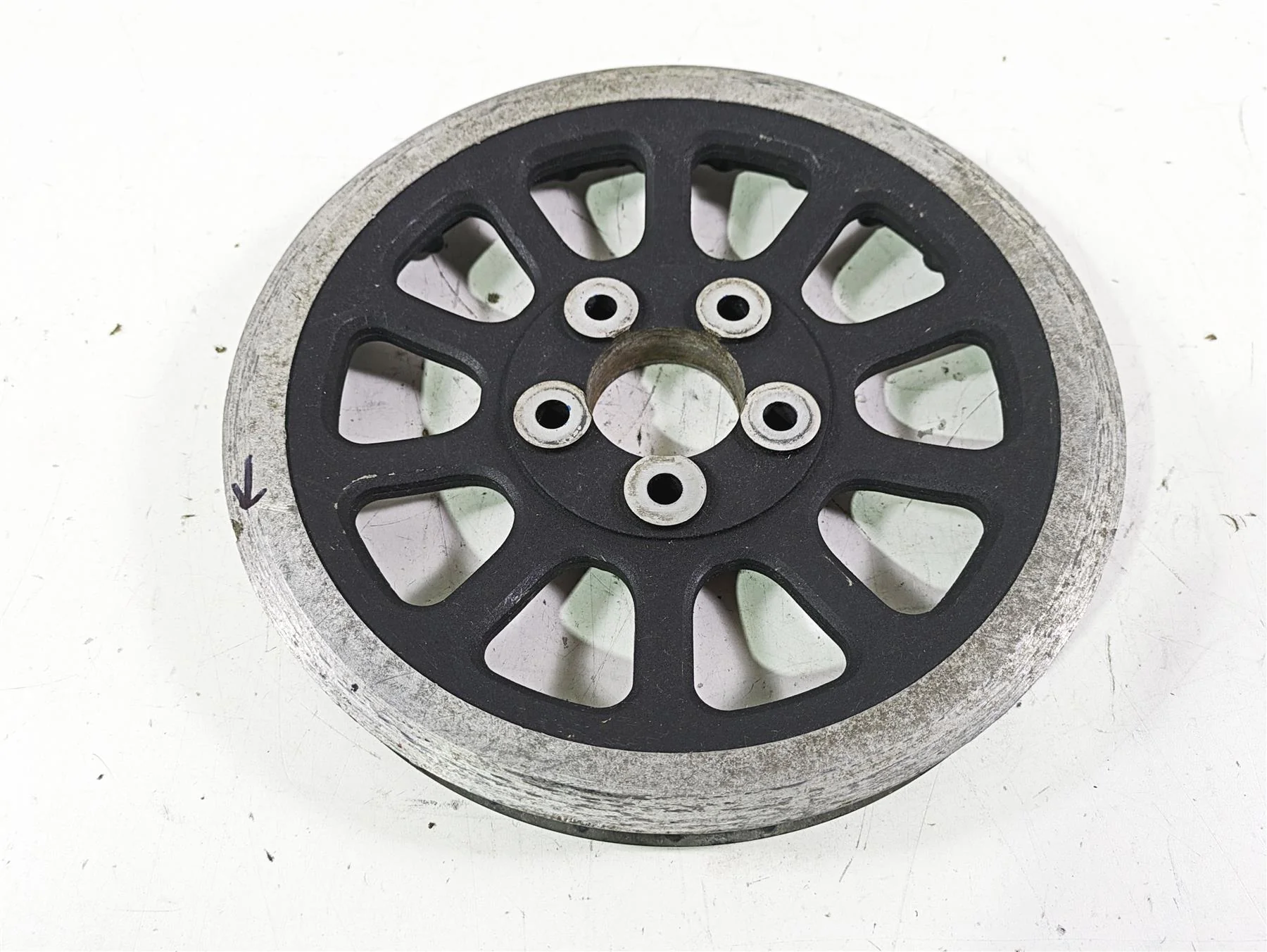 2021 Harley Softail FLSL Slim Rear Drive Belt Pulley Sprocket 66T -Read 37778-07 - Image 3