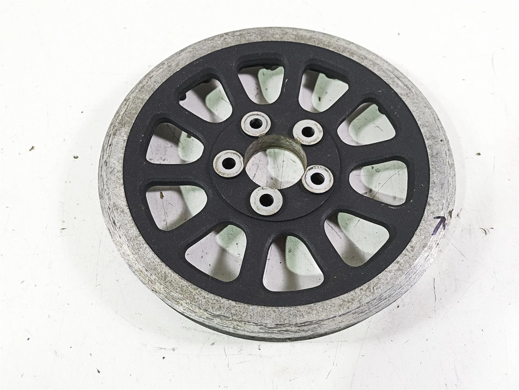 2021 Harley Softail FLSL Slim Rear Drive Belt Pulley Sprocket 66T -Read 37778-07 - Image 5