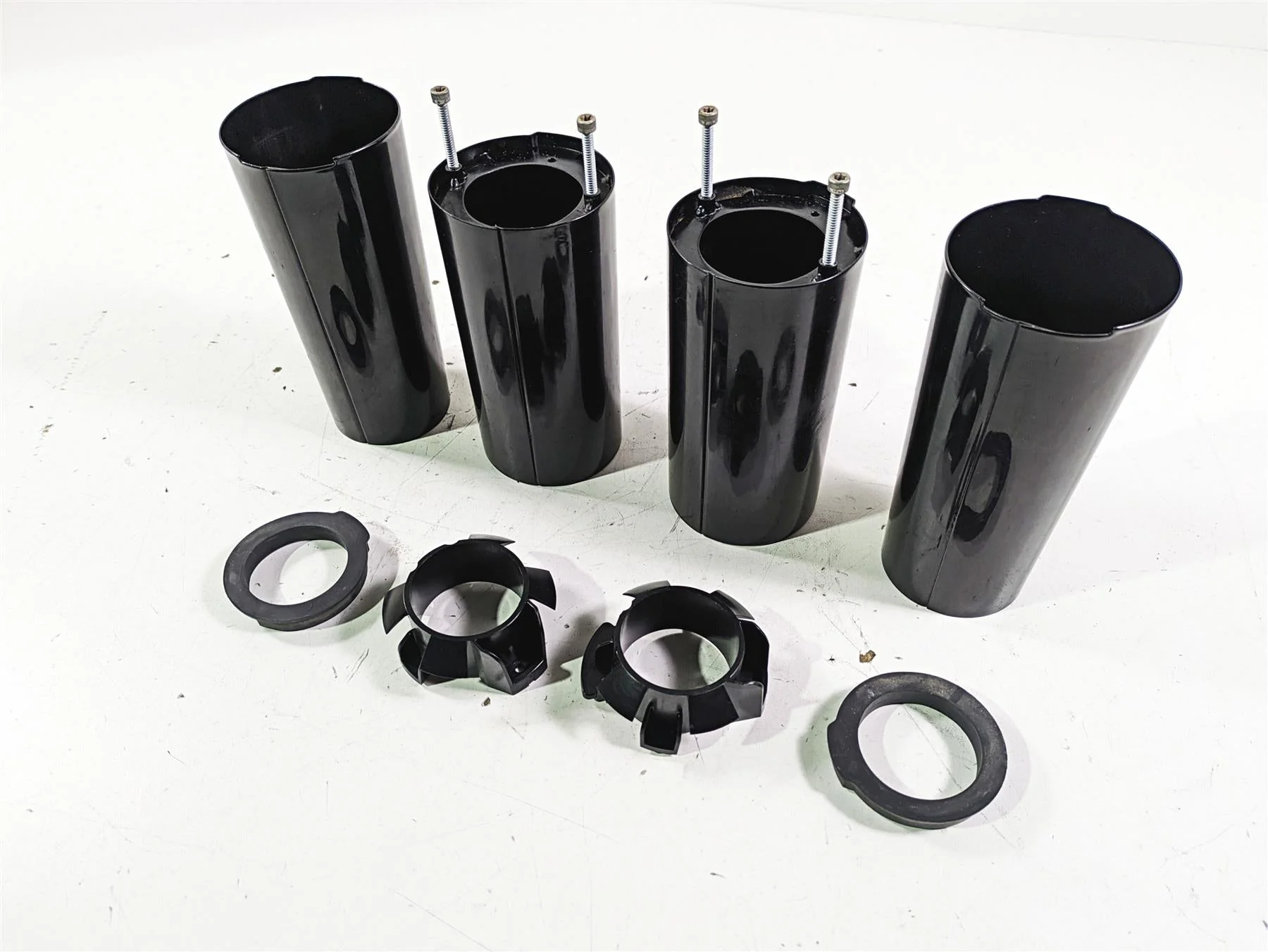 2021 Harley Softail FLSL Slim Upper Lower Front Fork Cover Set 45800129 45800130 - Image 12