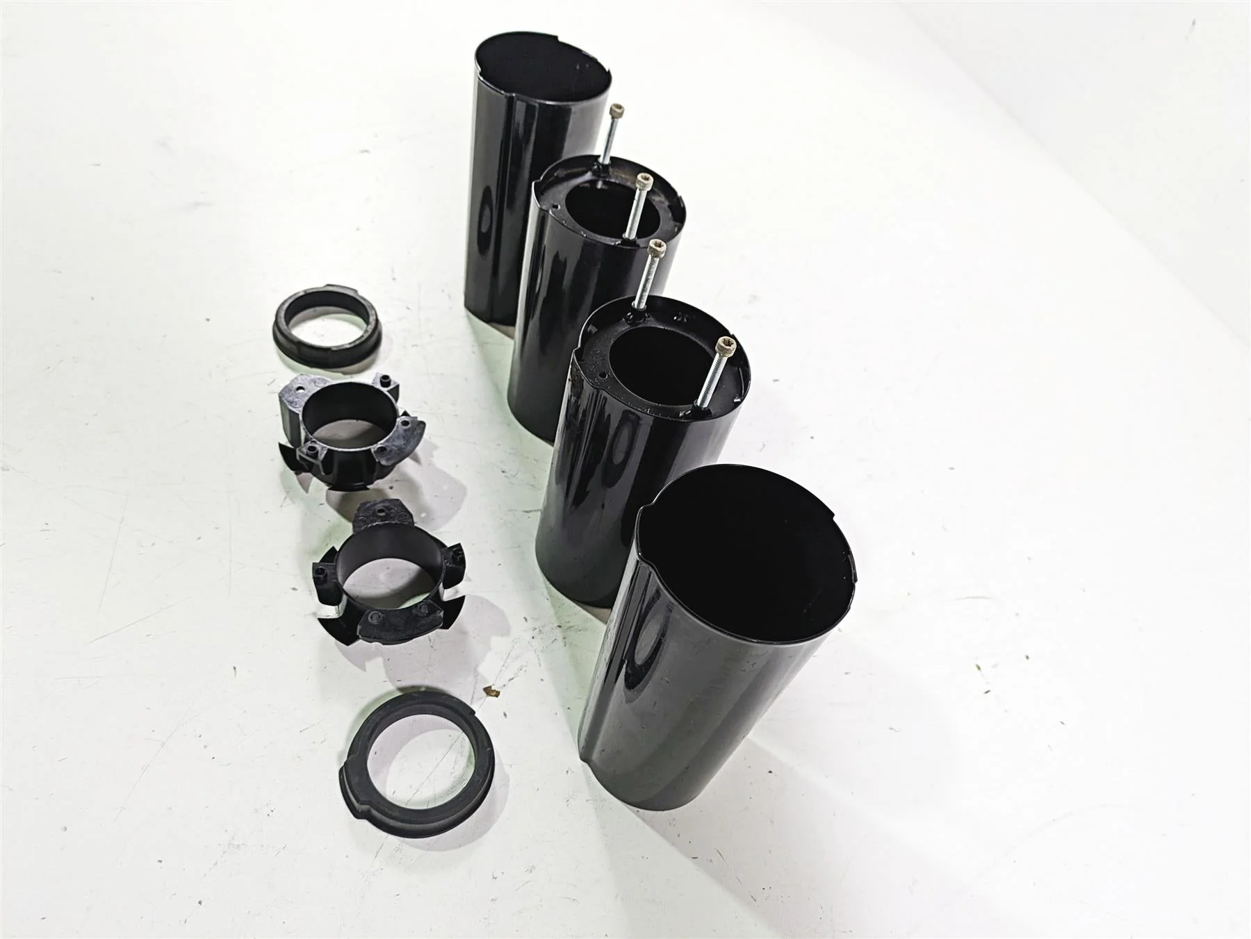 2021 Harley Softail FLSL Slim Upper Lower Front Fork Cover Set 45800129 45800130 - Image 3
