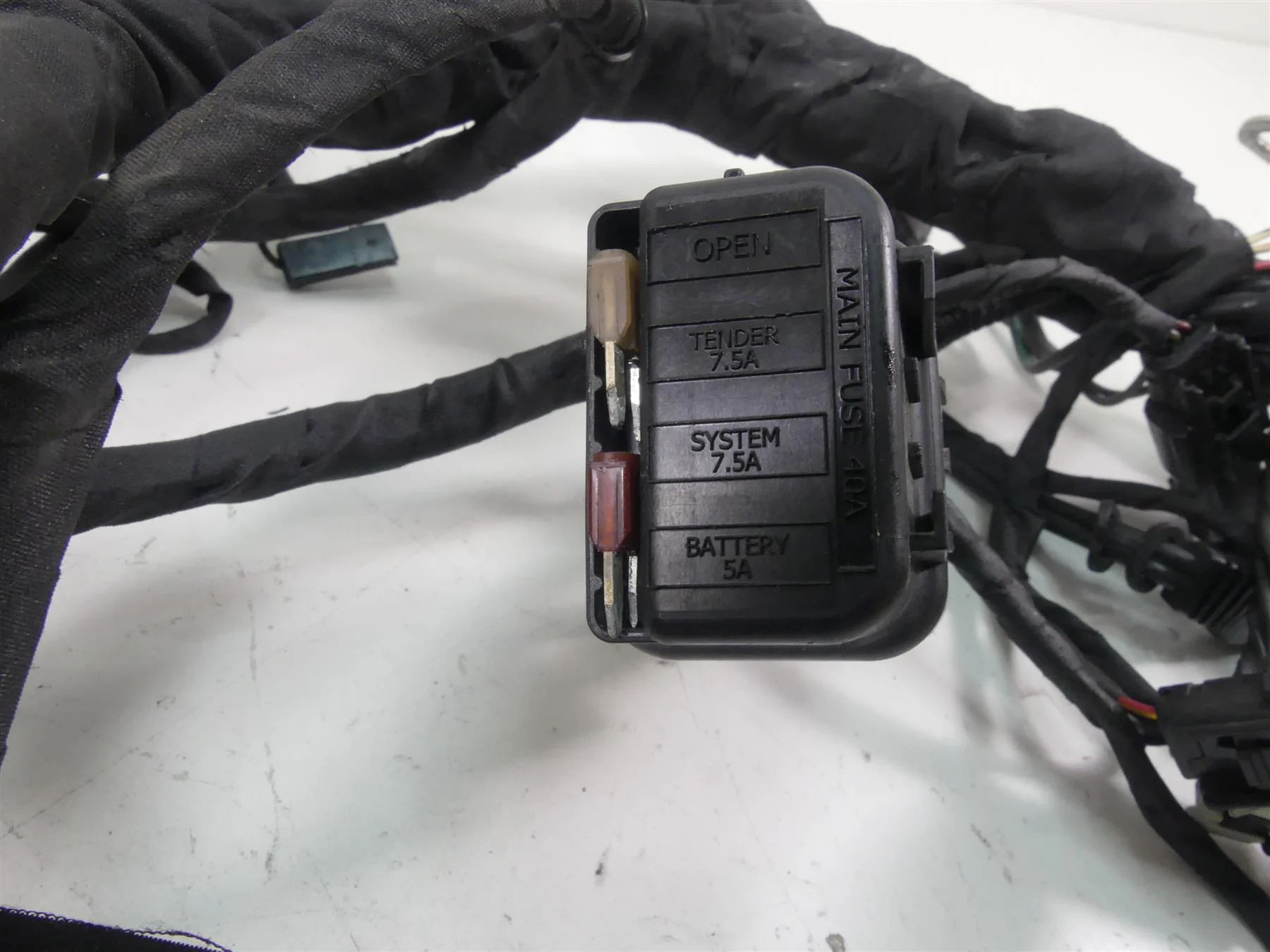 2021 Harley Softail FXBBS Street Bob Non ABS Wiring Harness -No Cuts 69202198 - Image 10