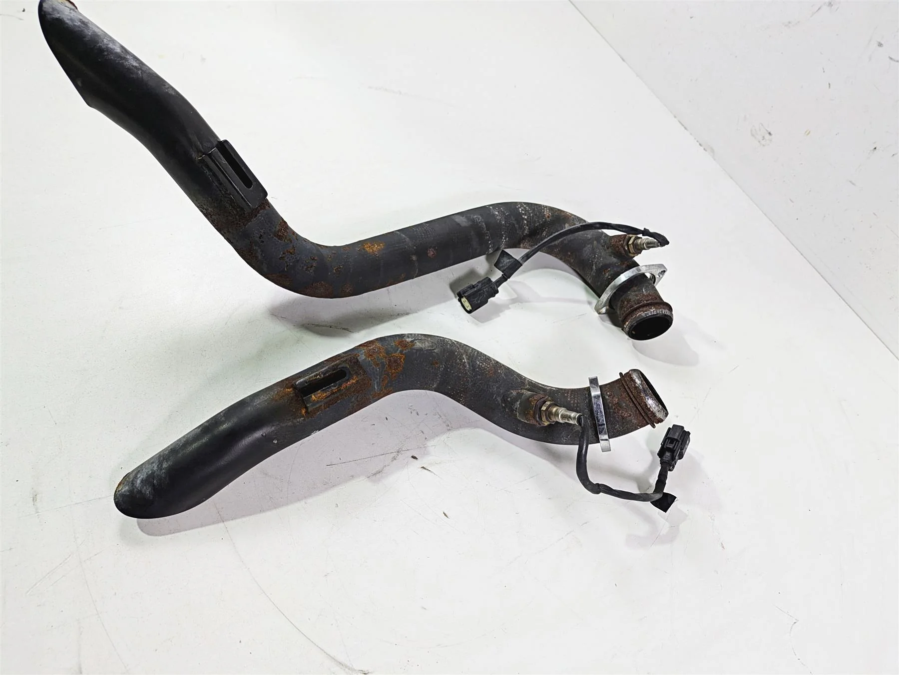 2021 Harley Softail FXST Standard Drag Pipe Exhaust System + o2 Sensors - Image 3