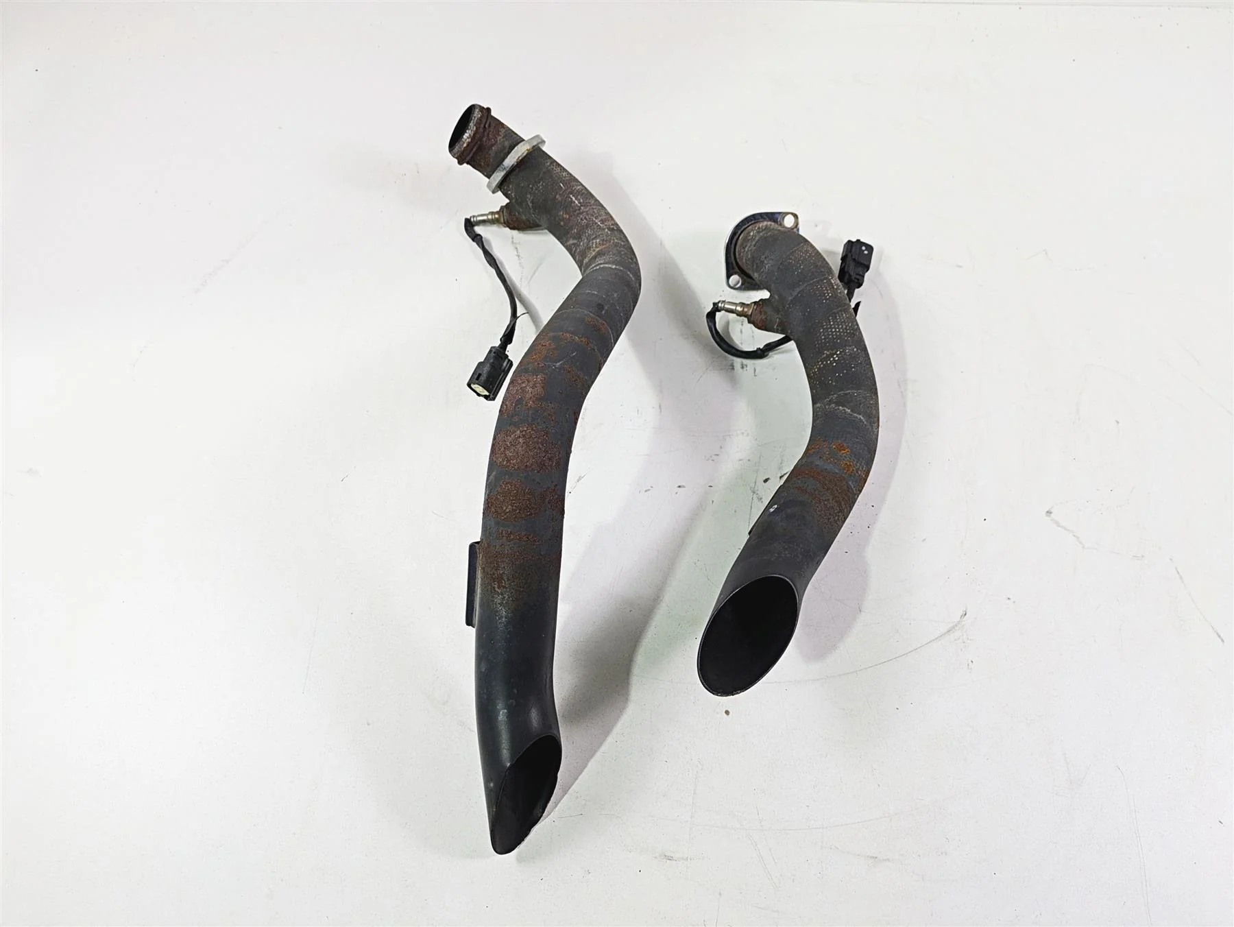 2021 Harley Softail FXST Standard Drag Pipe Exhaust System + o2 Sensors - Image 8