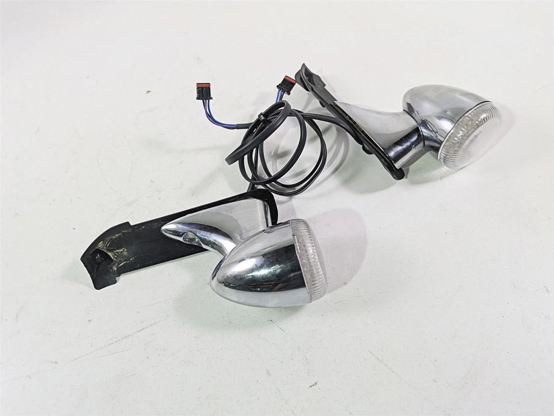 2021 Harley Touring FLTRX Road Glide Front Led Blinker & Mount Set 67800512 - Image 12