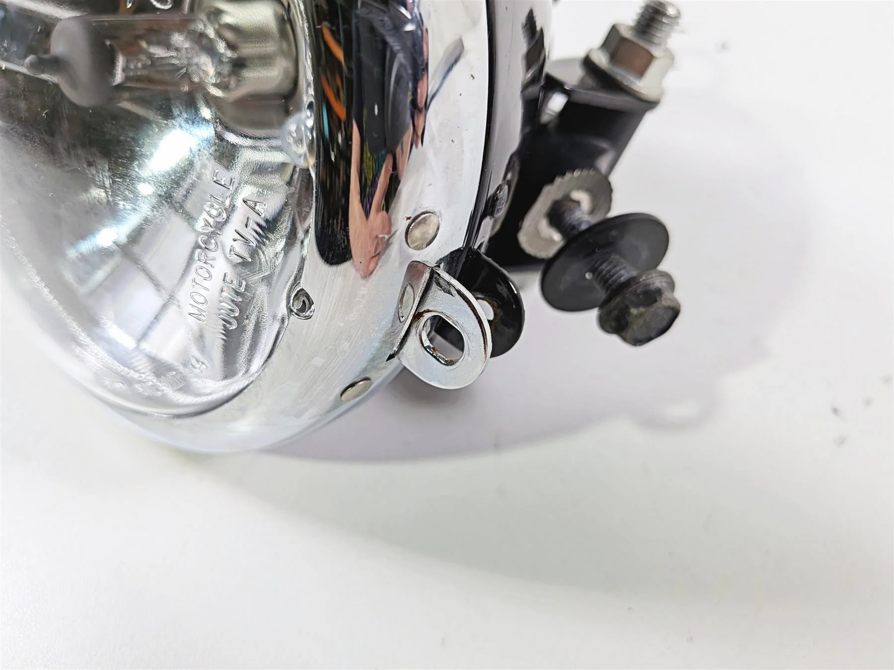 2021 Indian Scout 1200 Nice Headlight Lamp & Mounts 395miles only 2412789 - Image 8