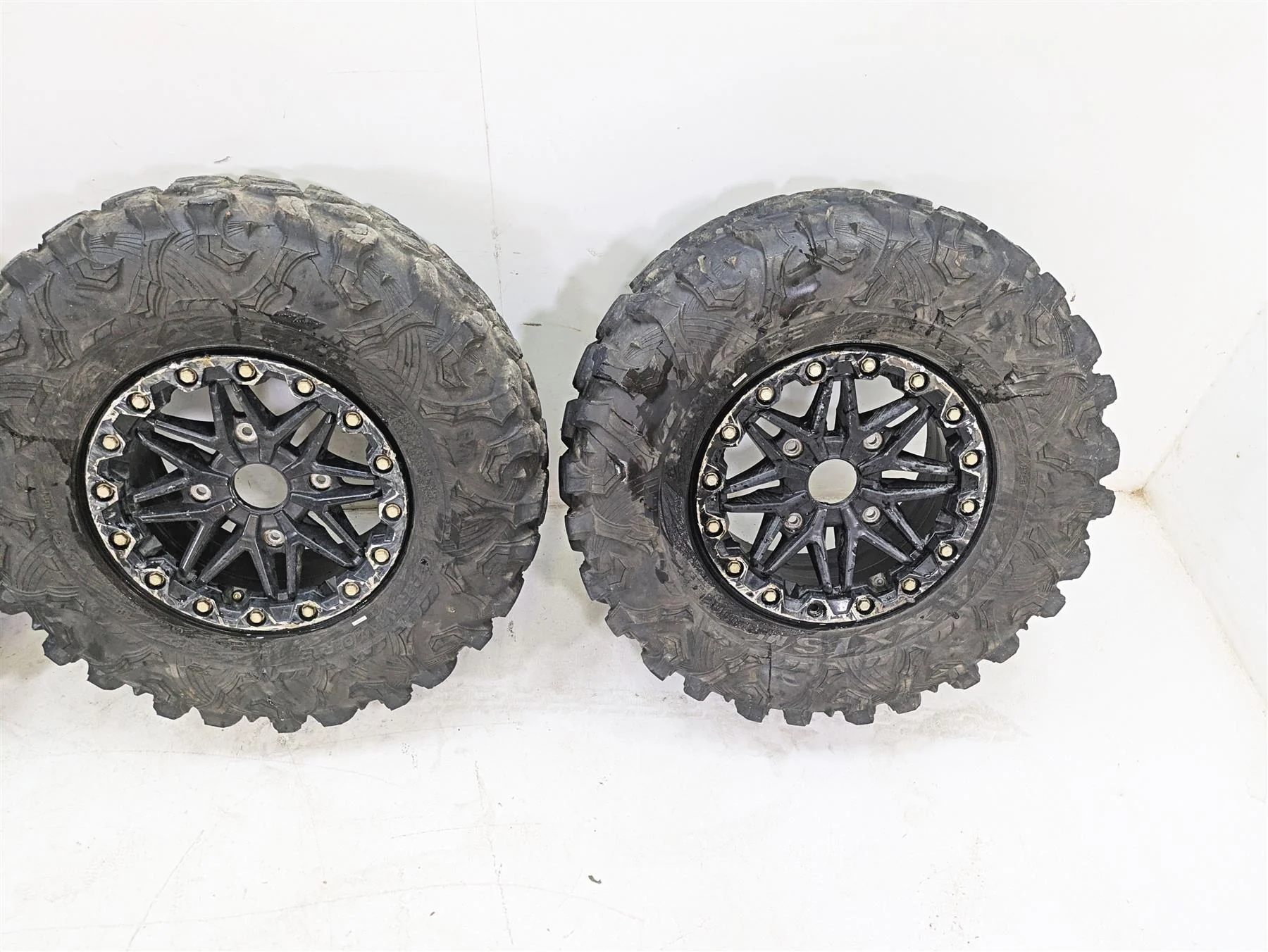 2021 Kawasaki Teryx KRX KRF 1000 15x8 Oem Wheel Maxxis Tire Set 49058-0729 - Image 2