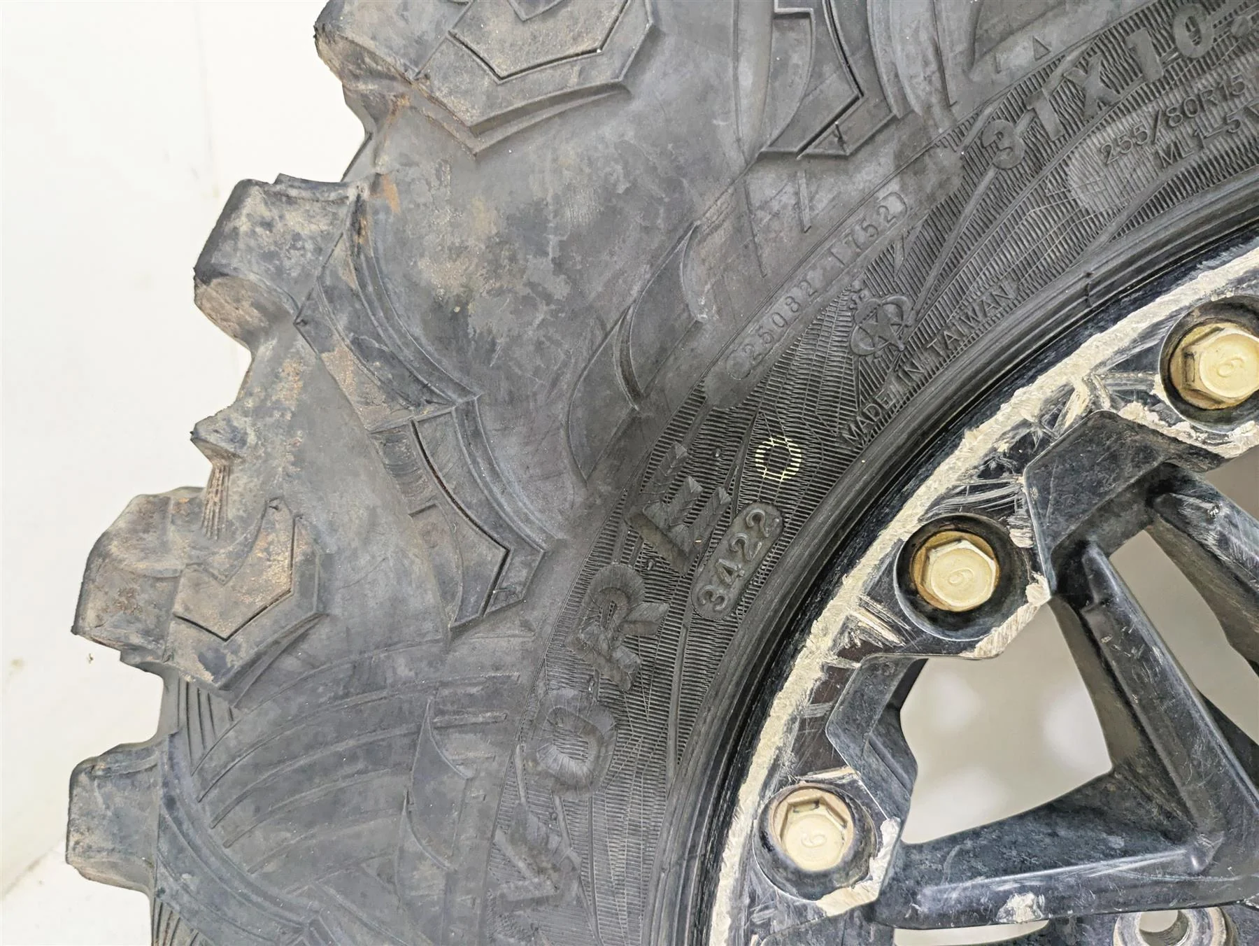 2021 Kawasaki Teryx KRX KRF 1000 15x8 Oem Wheel Maxxis Tire Set 49058-0729 - Image 9