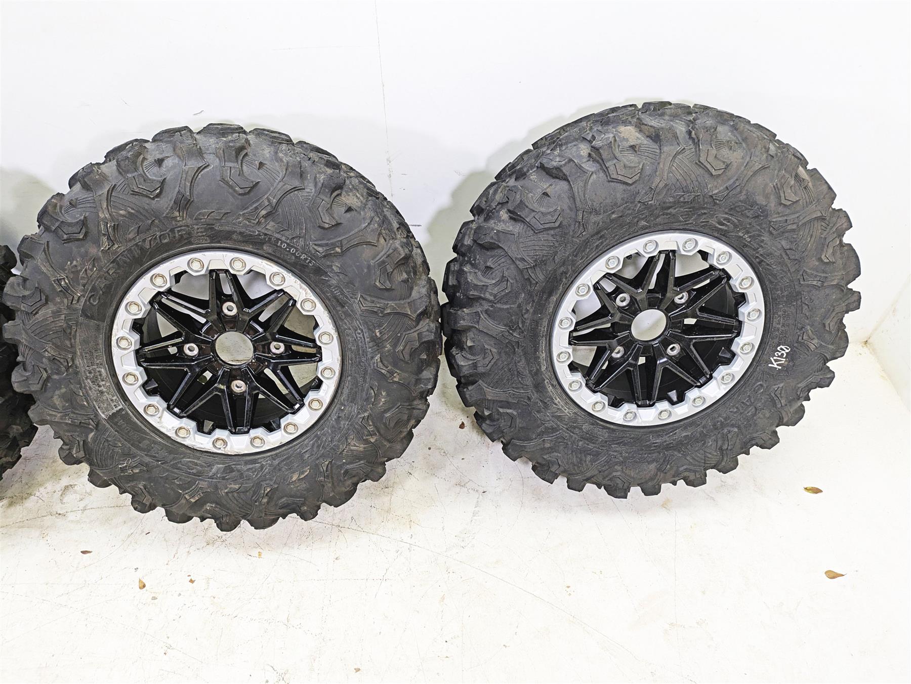 2021 Kawasaki Teryx KRX KRF 1000 31x10 R15 Maxxis Wheel Tire Set 43058-0706 - Image 3
