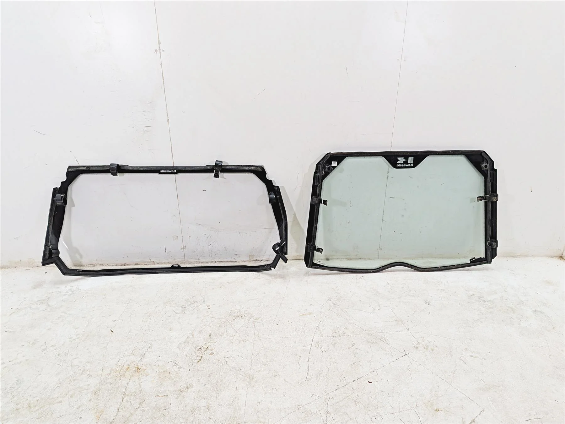 2021 Kawasaki Teryx KRX KRF 1000 ES Front Rear Oem Windshield Set 99994-1290 - Image 2