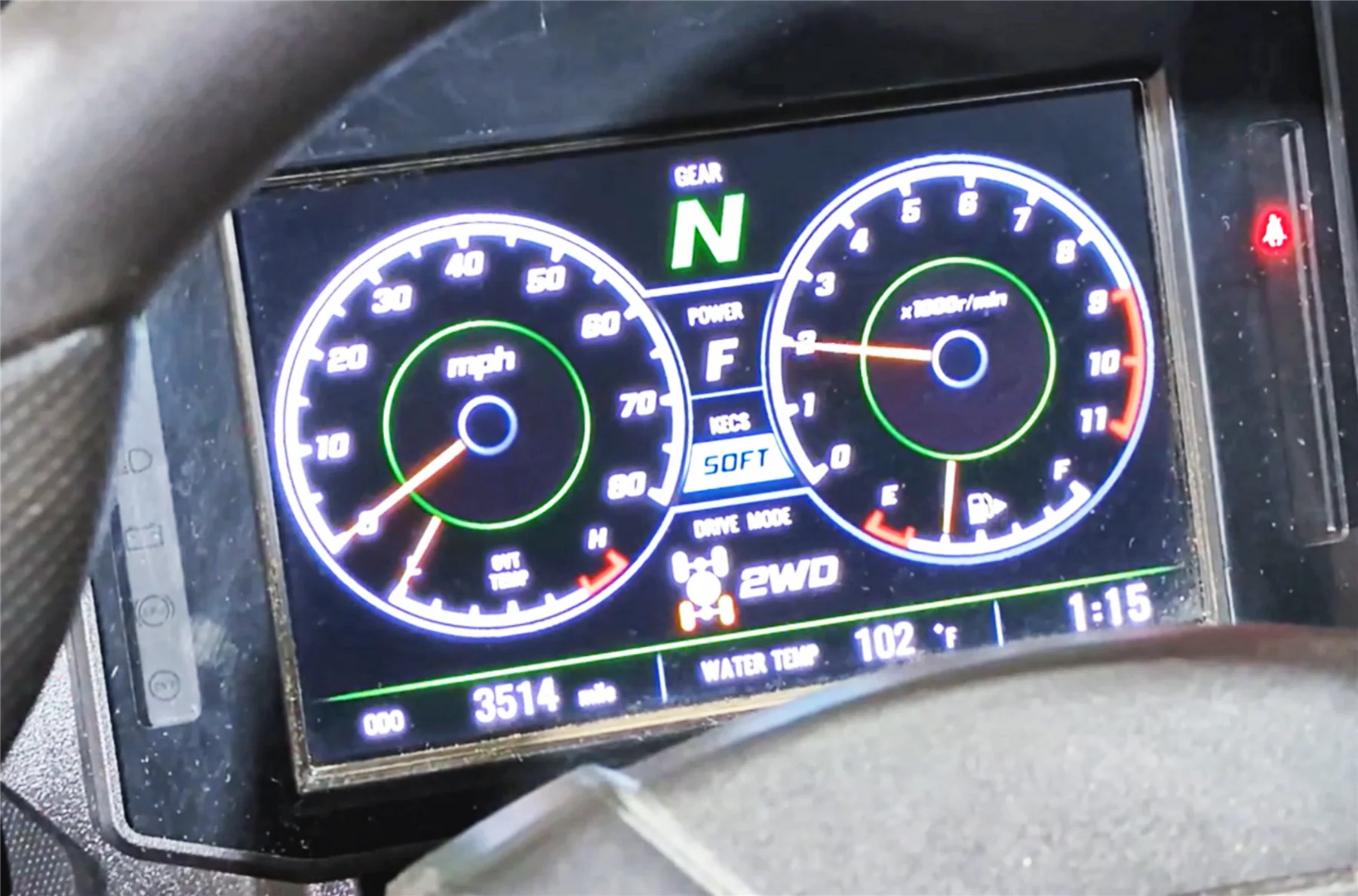 2021 Kawasaki Teryx KRX KRF 1000 ES Speedometer Gauges Instrument 3K 25031-0971 - Image 2