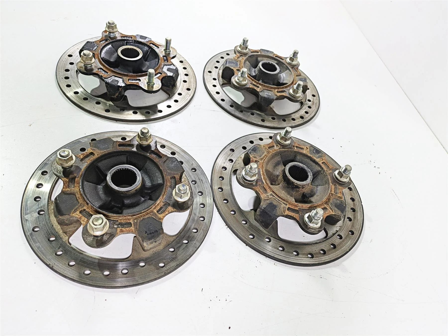 2021 Kawasaki Teryx KRX KRF 1000 Front Rear Wheel Hub & Rotor Set 49030-0566 - Image 3
