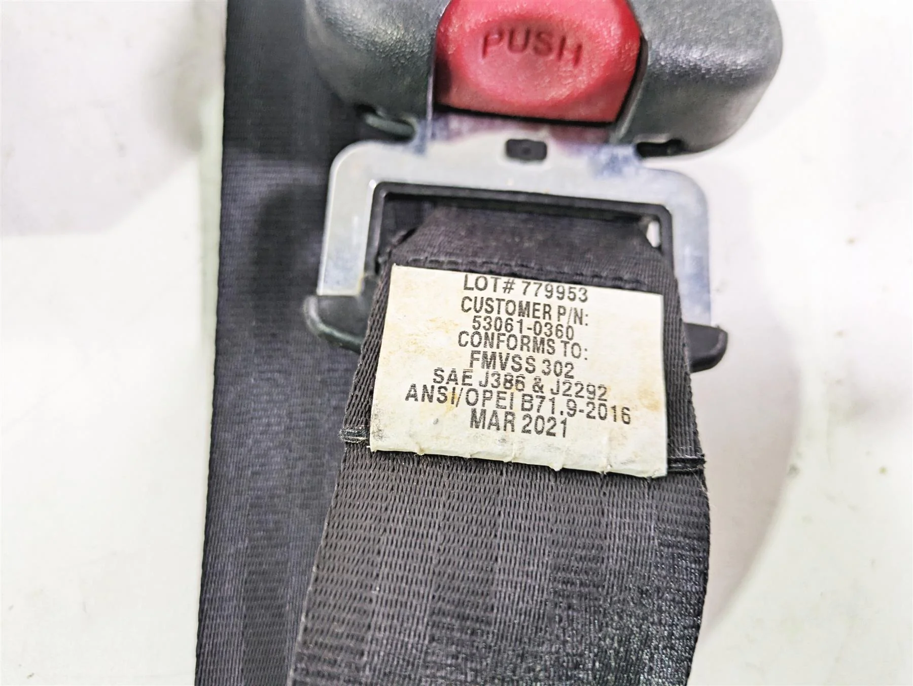 2021 Kawasaki Teryx KRX KRF 1000 Left Right Seat Belt Set 53061-0358 53061-0359 - Image 4