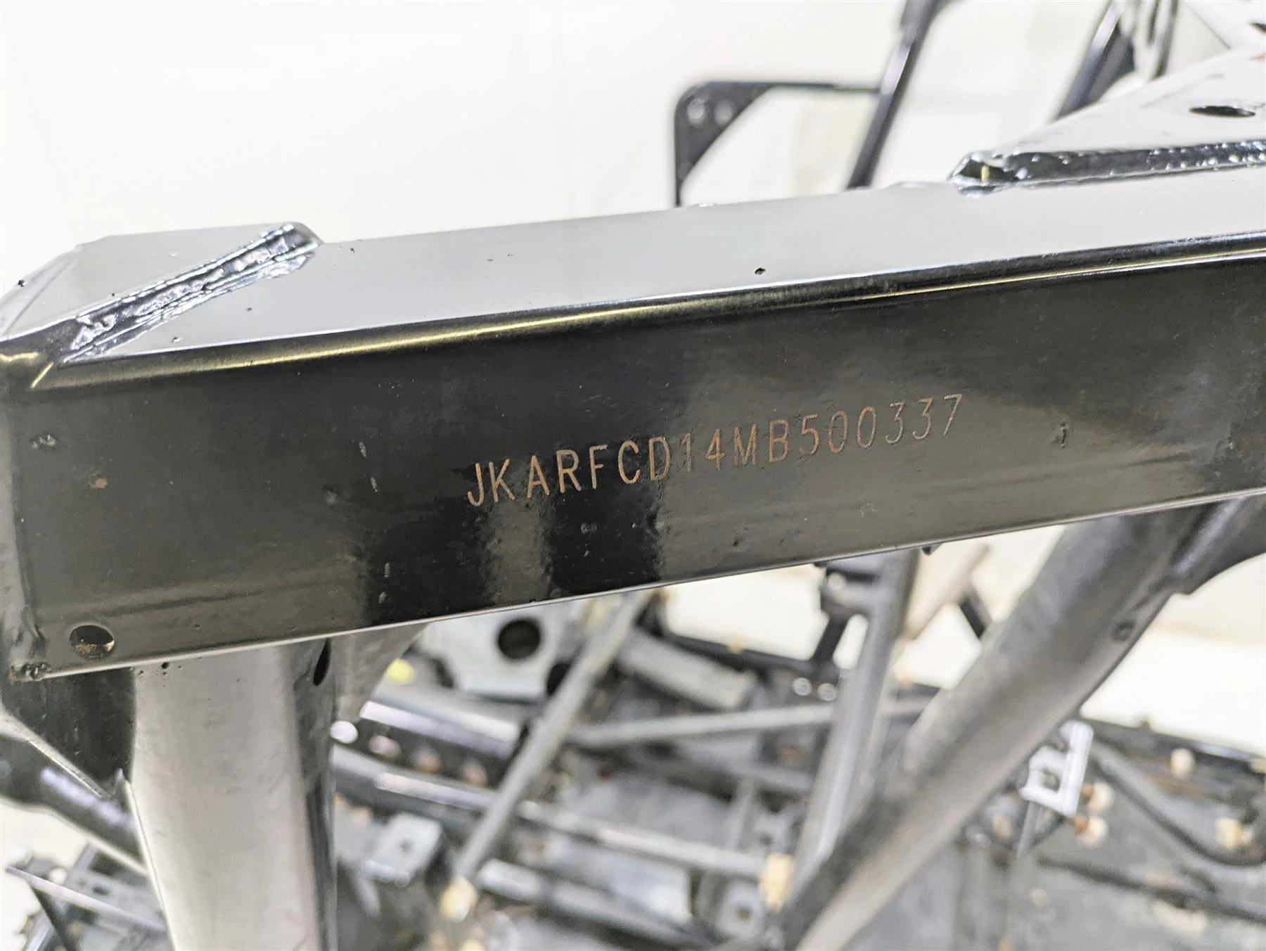 2021 Kawasaki Teryx KRX KRF 1000 Straight Main Frame Chassis With Clean Texas Title - READ - Image 2