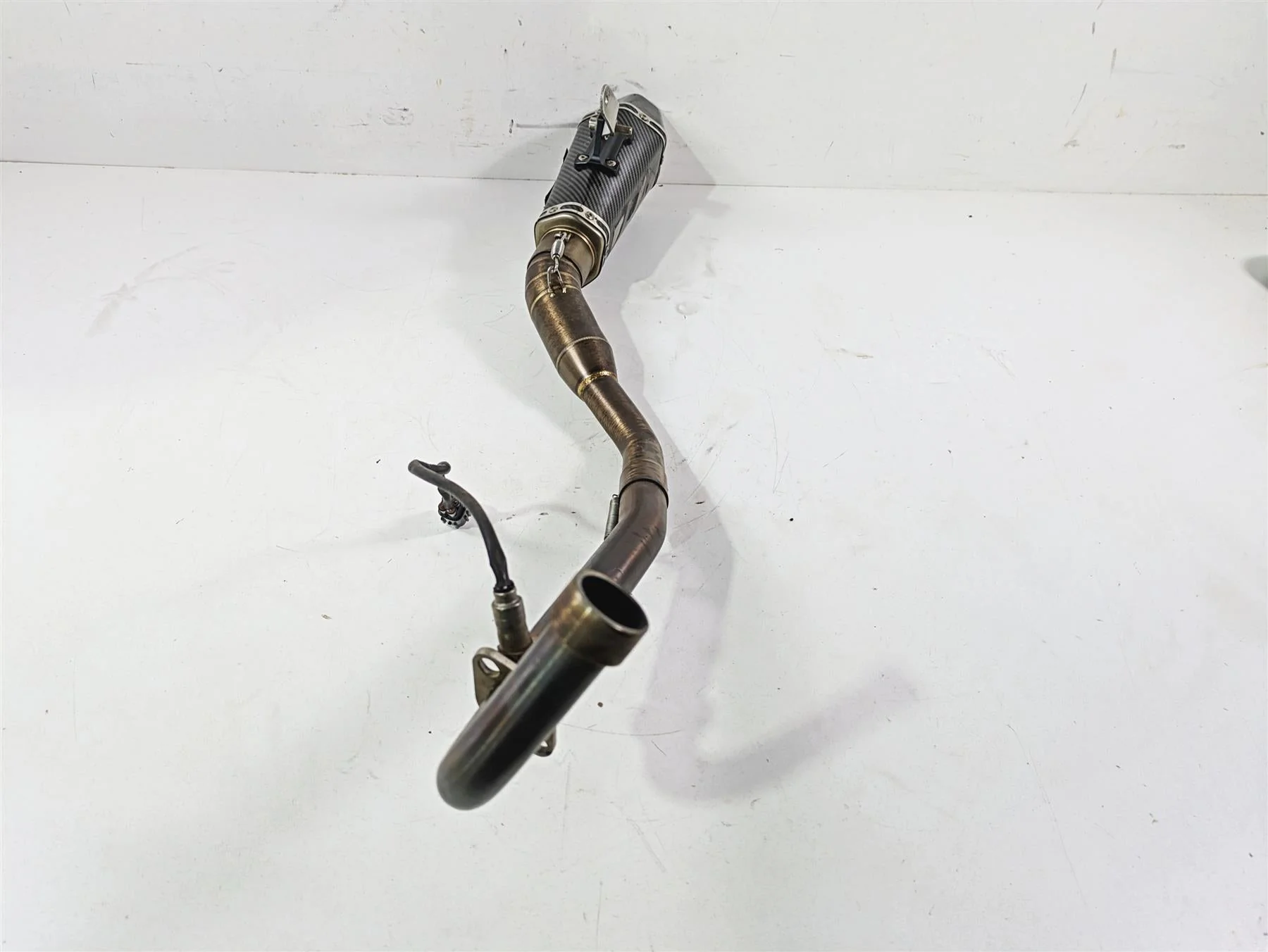 2021 Kawasaki Z125 Pro  Aftermarket Exhaust Pipe Header System - Image 4