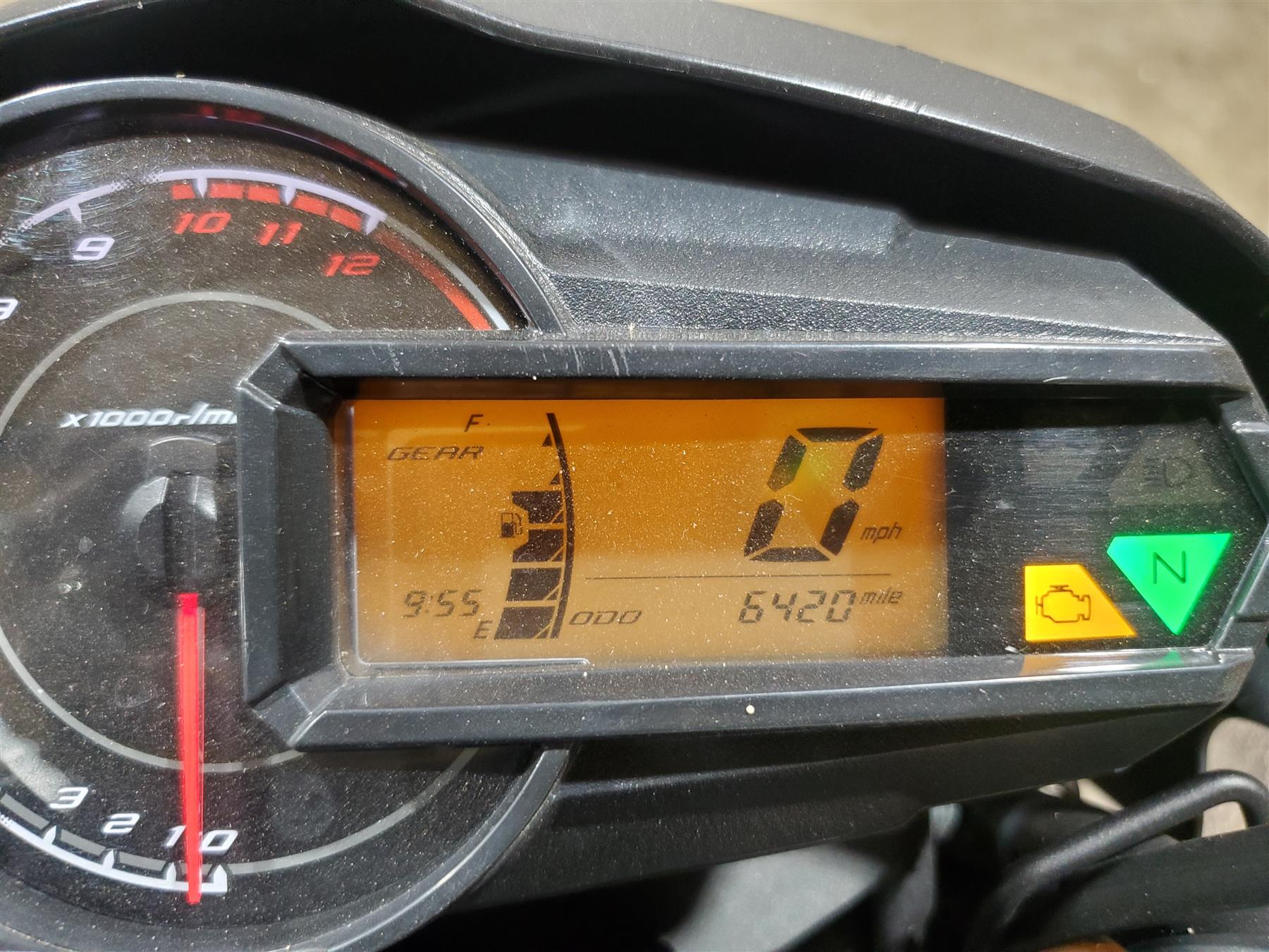 2021 Kawasaki Z125 Pro  Speedometer Gauges Instrument 6K 25031-0650 - Image 2