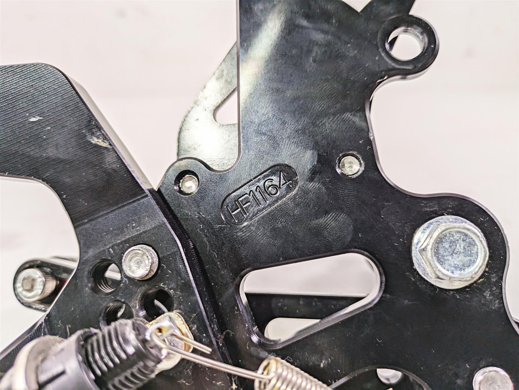 2021 Kawasaki Z900 ZR900 Arashi Rearset Foot Peg Lever Set M528-B074-BLK - Image 11