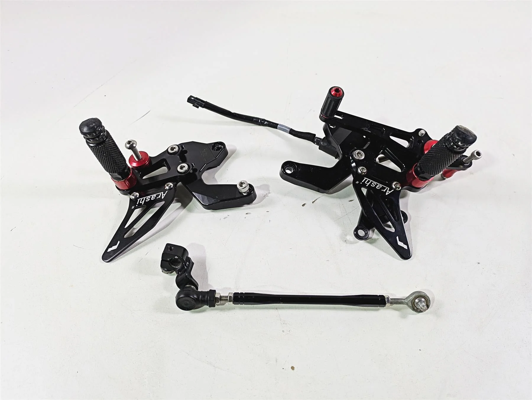 2021 Kawasaki Z900 ZR900 Arashi Rearset Foot Peg Lever Set M528-B074-BLK - Image 6
