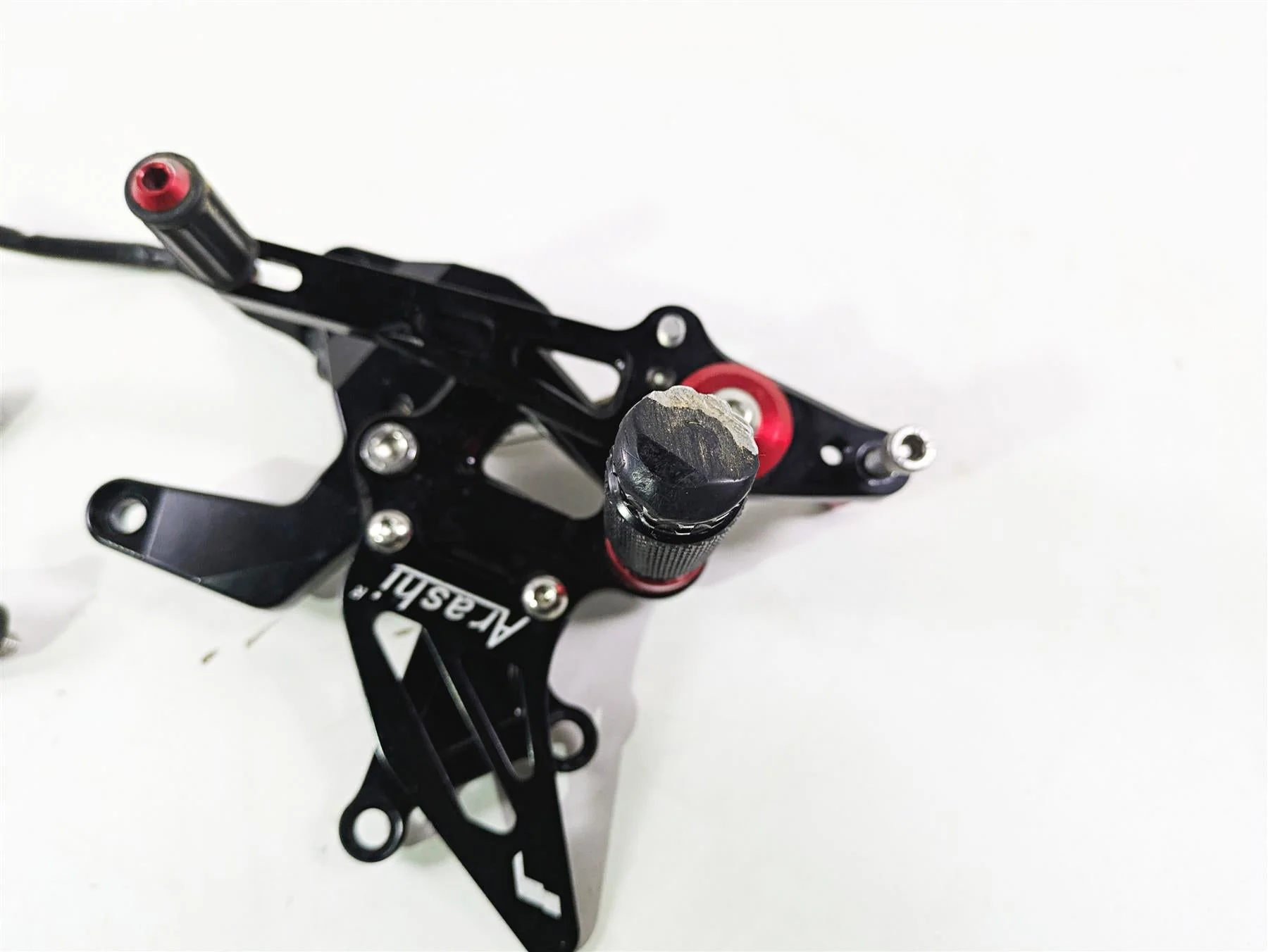 2021 Kawasaki Z900 ZR900 Arashi Rearset Foot Peg Lever Set M528-B074-BLK - Image 7