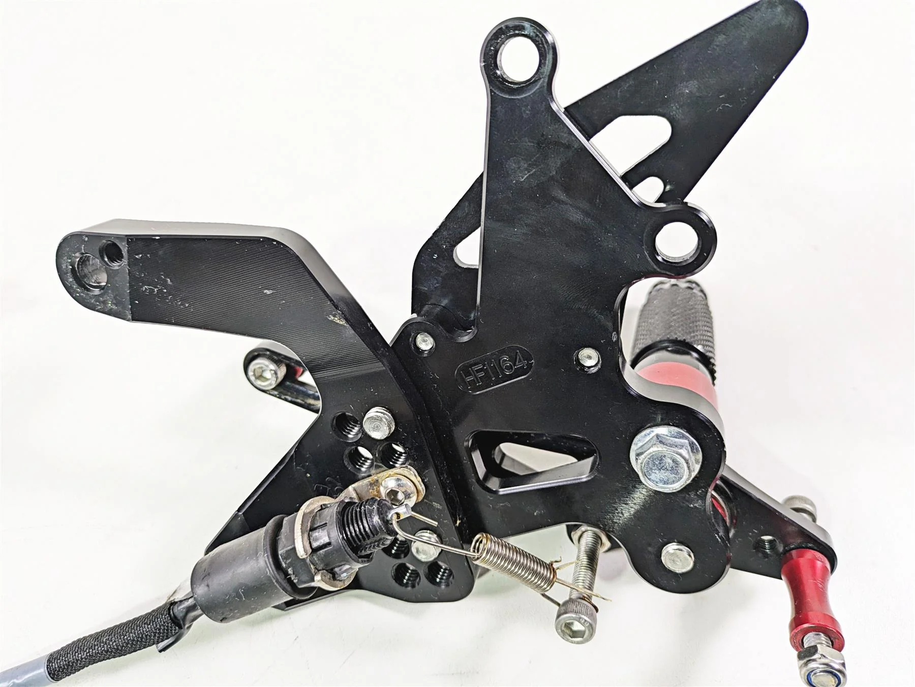 2021 Kawasaki Z900 ZR900 Arashi Rearset Foot Peg Lever Set M528-B074-BLK - Image 9