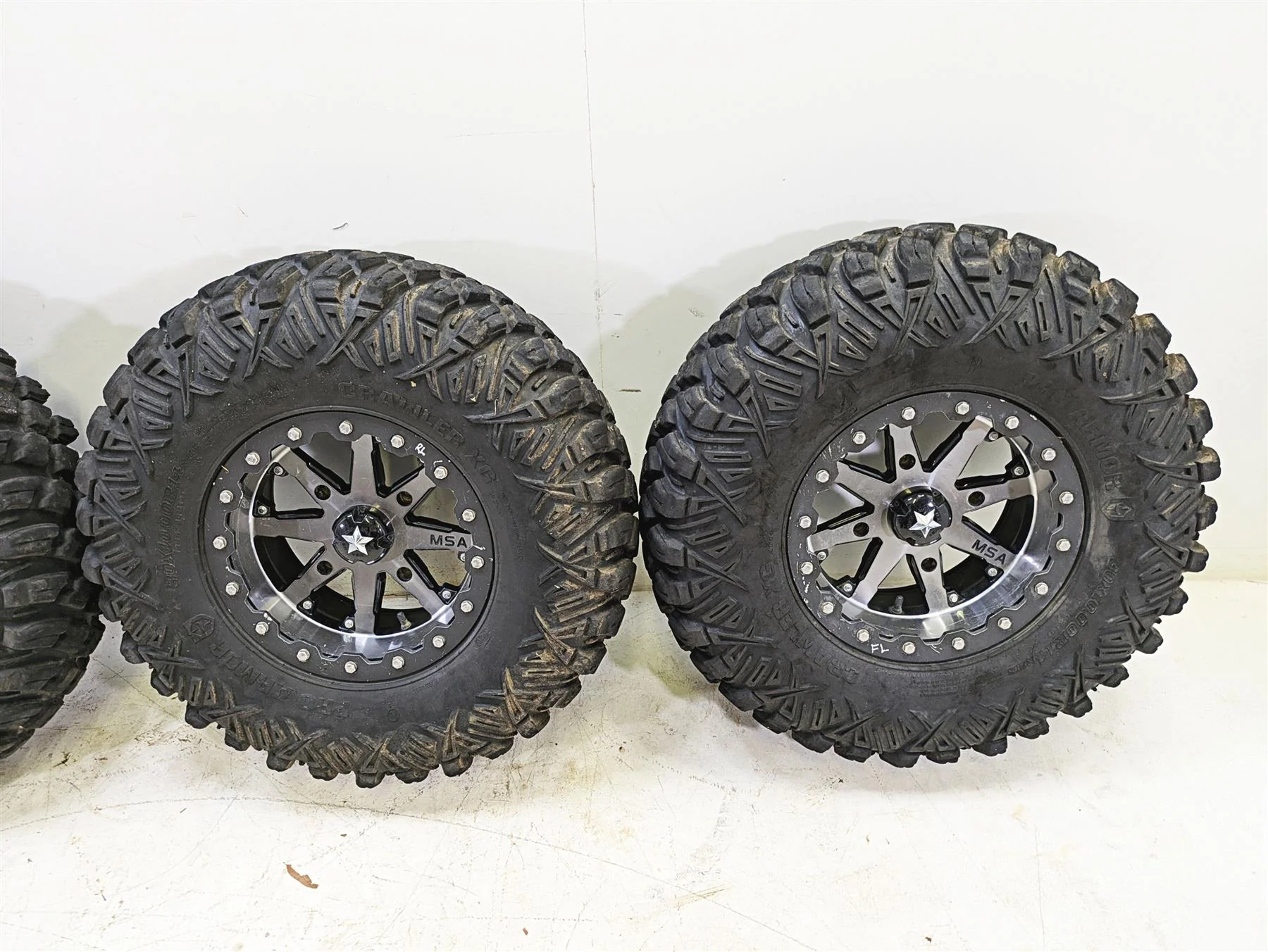 2021 Polaris RZR1000 XP Premium Msa 14x7 Wheels & Pro Armor Tires Set M21-04737 - Image 4