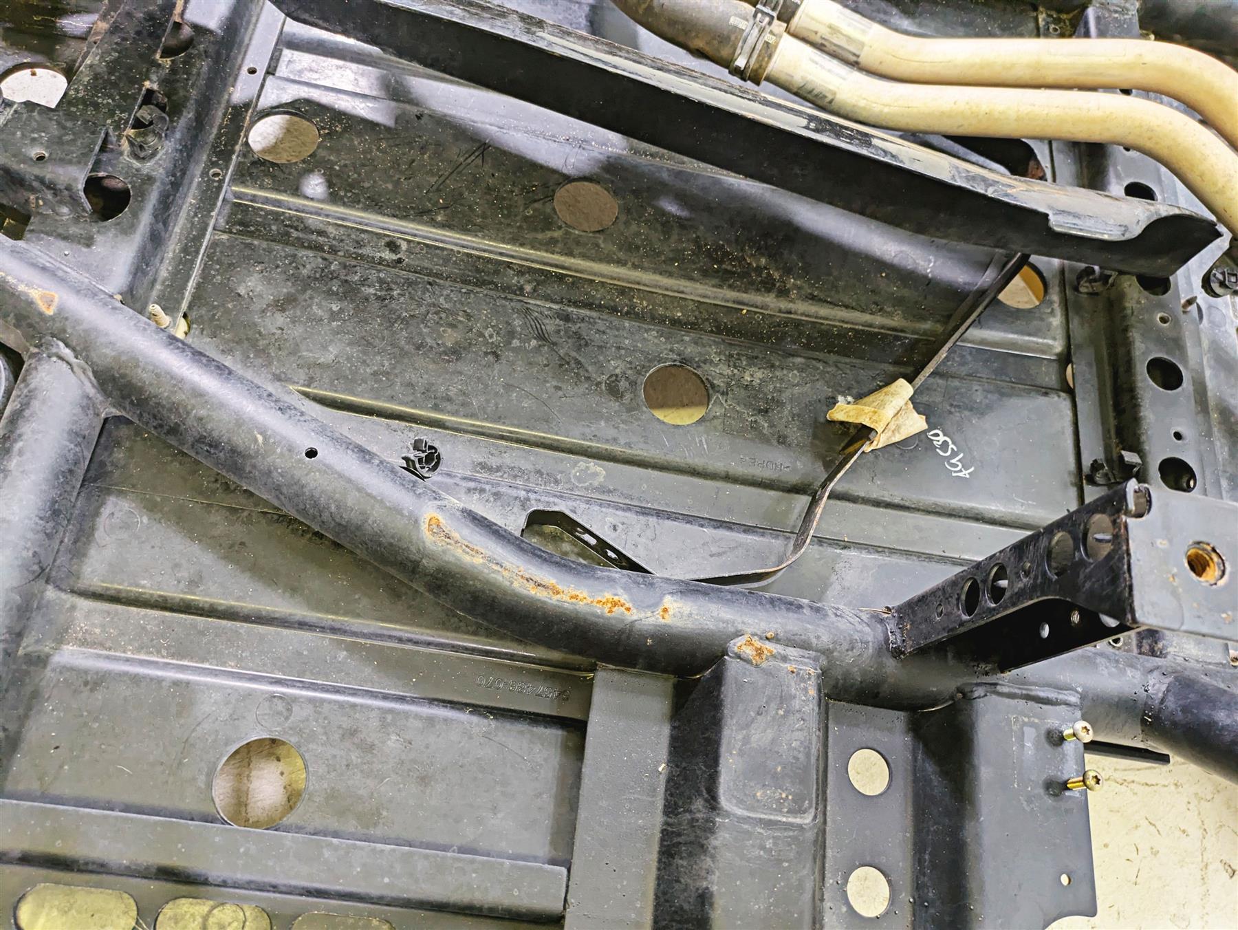 2021 Polaris RZR1000 XP Premium Straight Main Frame & Door Frames With Texas Salvage Title 1024526 - Image 9