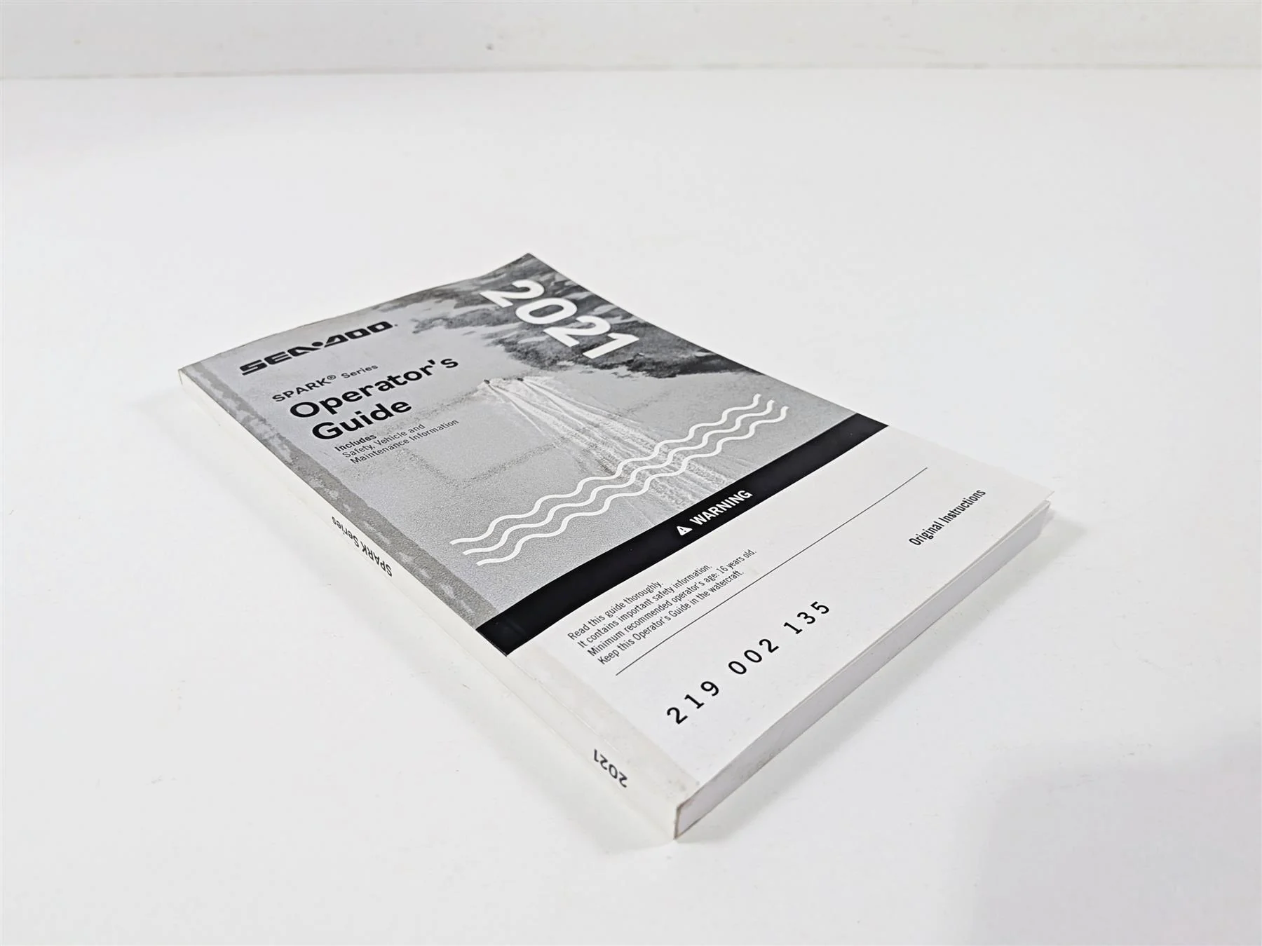 2021 Sea-Doo Spark 900 Trixx Owners Manual Operators Guide 219002135