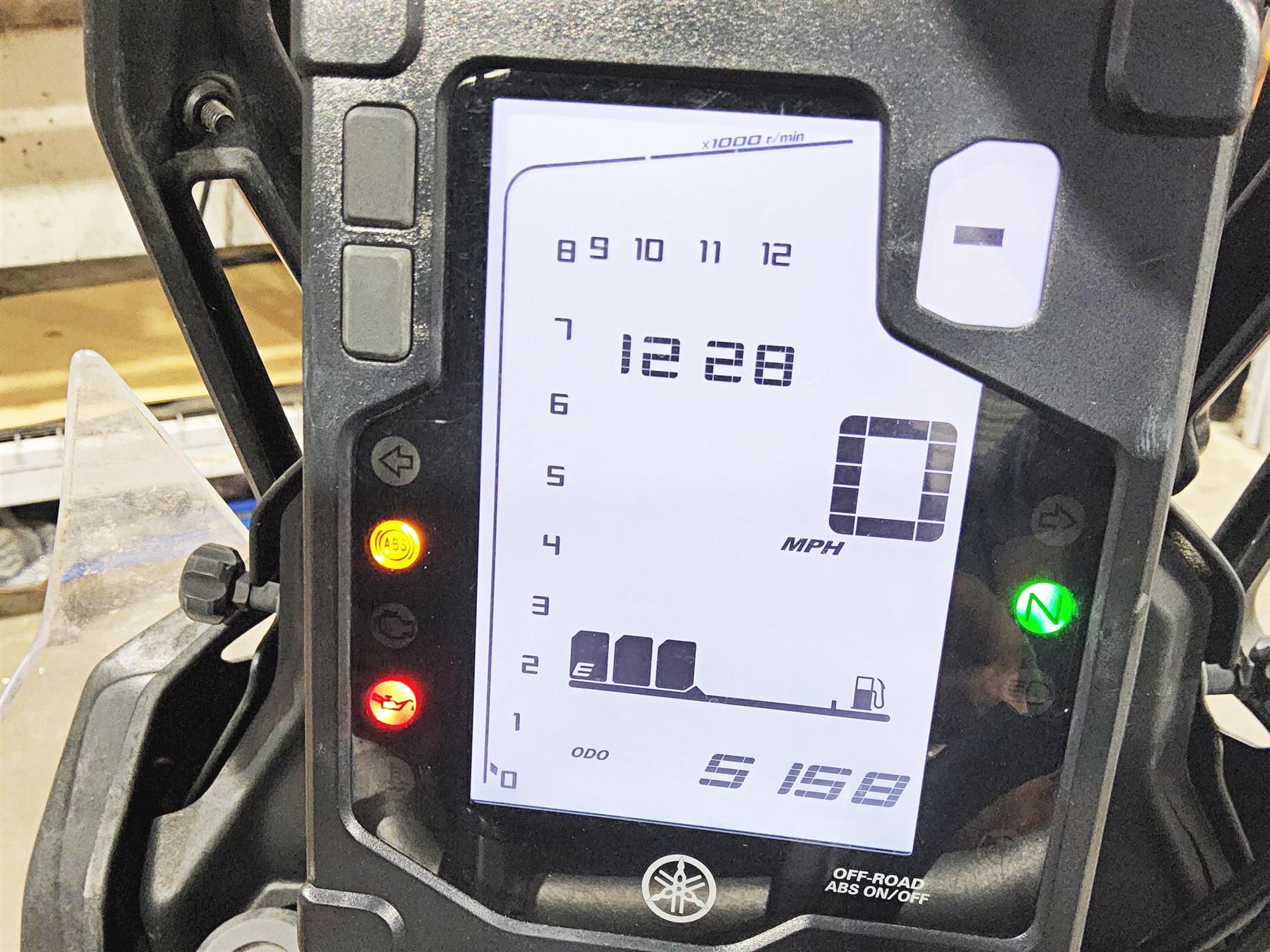 2021 Yamaha Tenere 700 XTZ7 Speedometer Gauge Instrument 5K BW3-83500-20-00 - Image 2