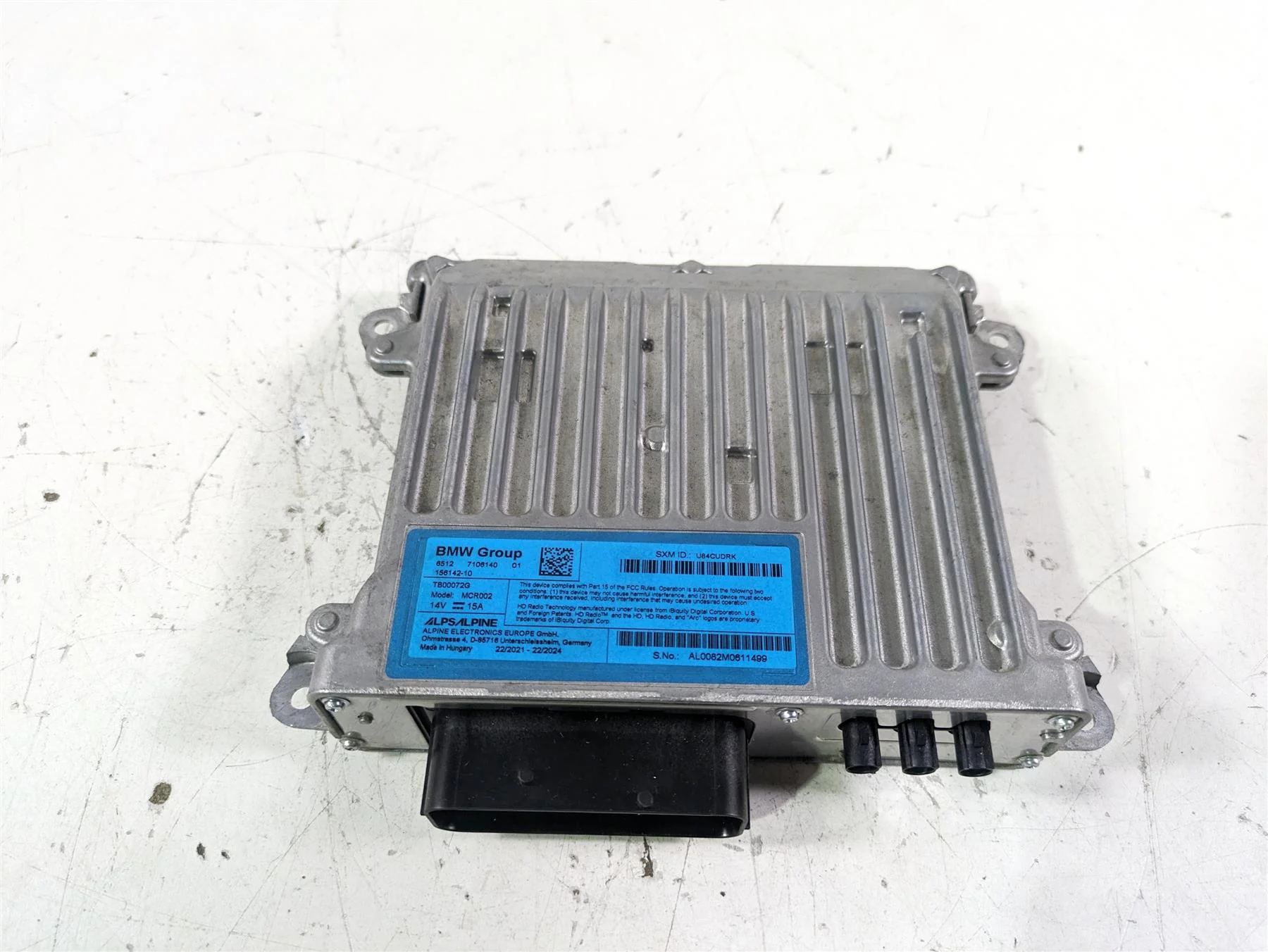 2022 BMW R1250 RT K052 Audio Amp Amplifier Module Unit 65127106140 - Image 2