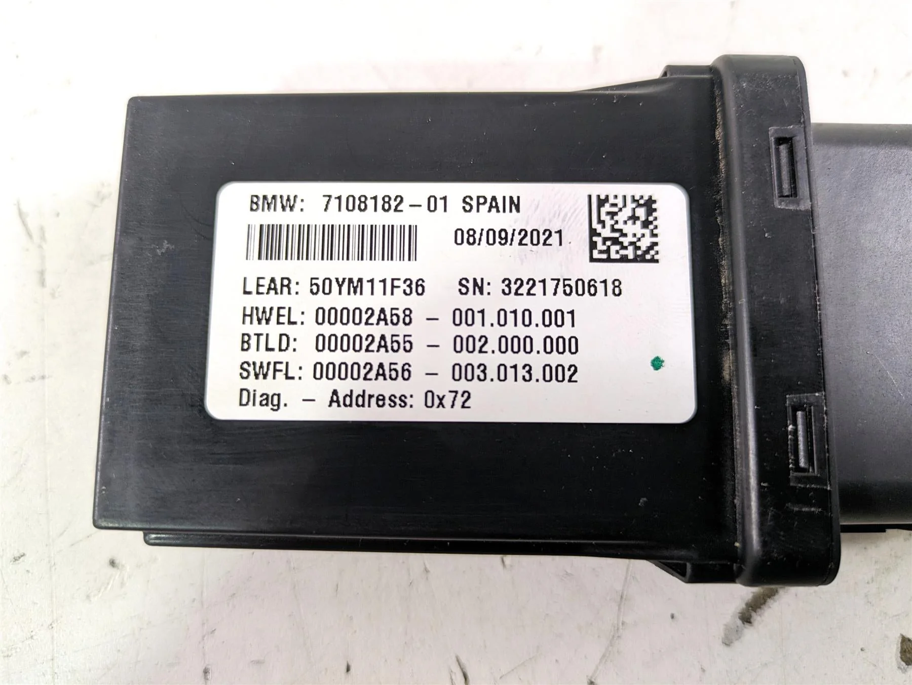 2022 BMW R1250 RT K052 Basic Module Unit Light Lamp 61357108182 - Image 3
