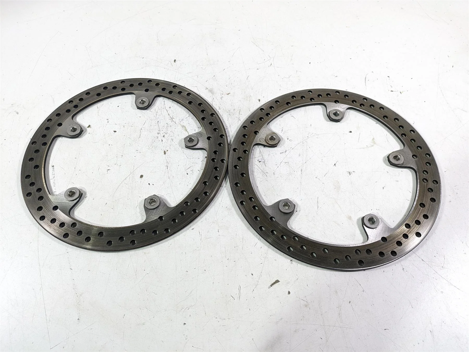 2022 BMW R1250 RT K052 Brembo Front Brake Rotor Disc Set 34118526575 - Image 11