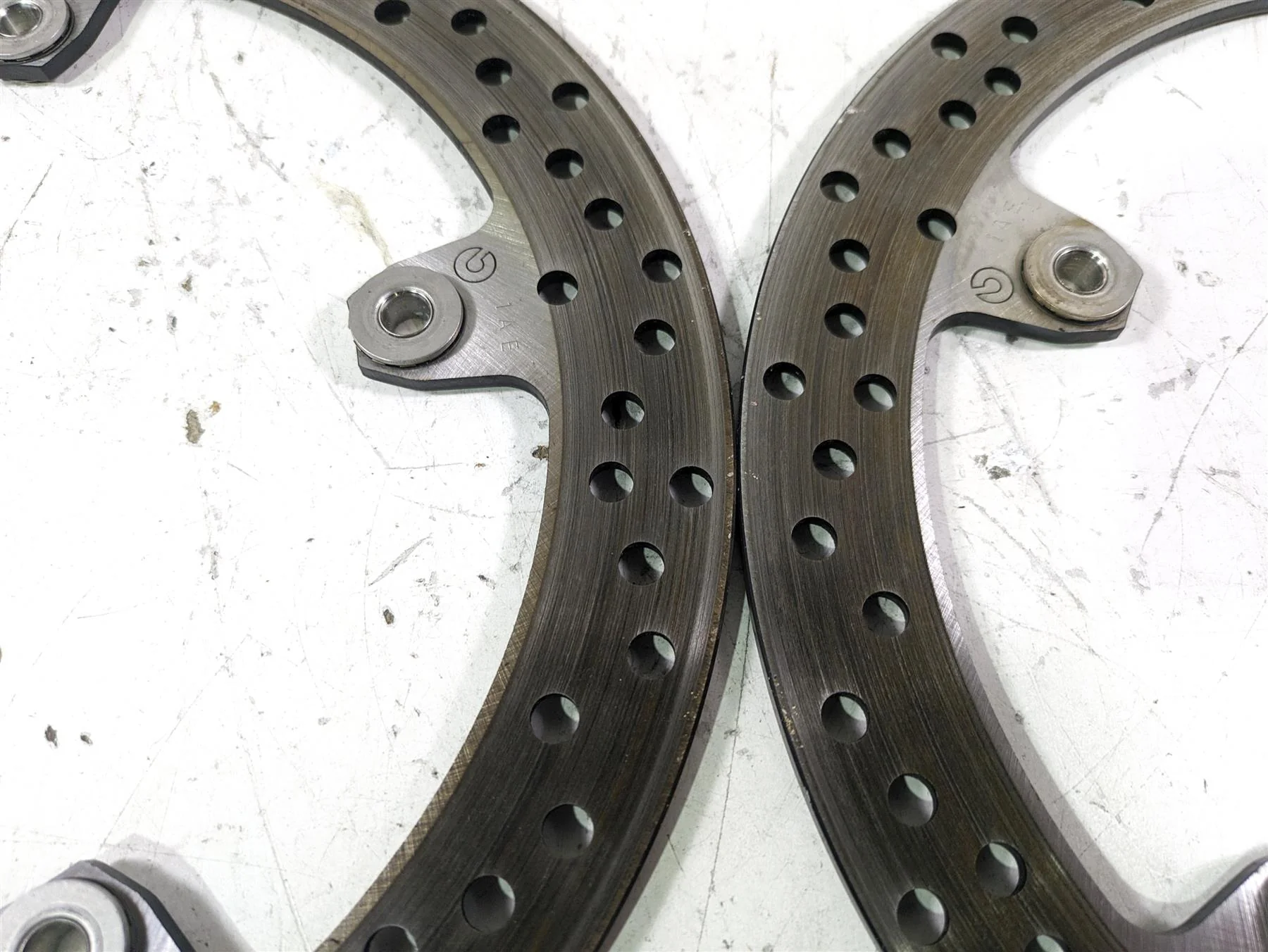 2022 BMW R1250 RT K052 Brembo Front Brake Rotor Disc Set 34118526575 - Image 12