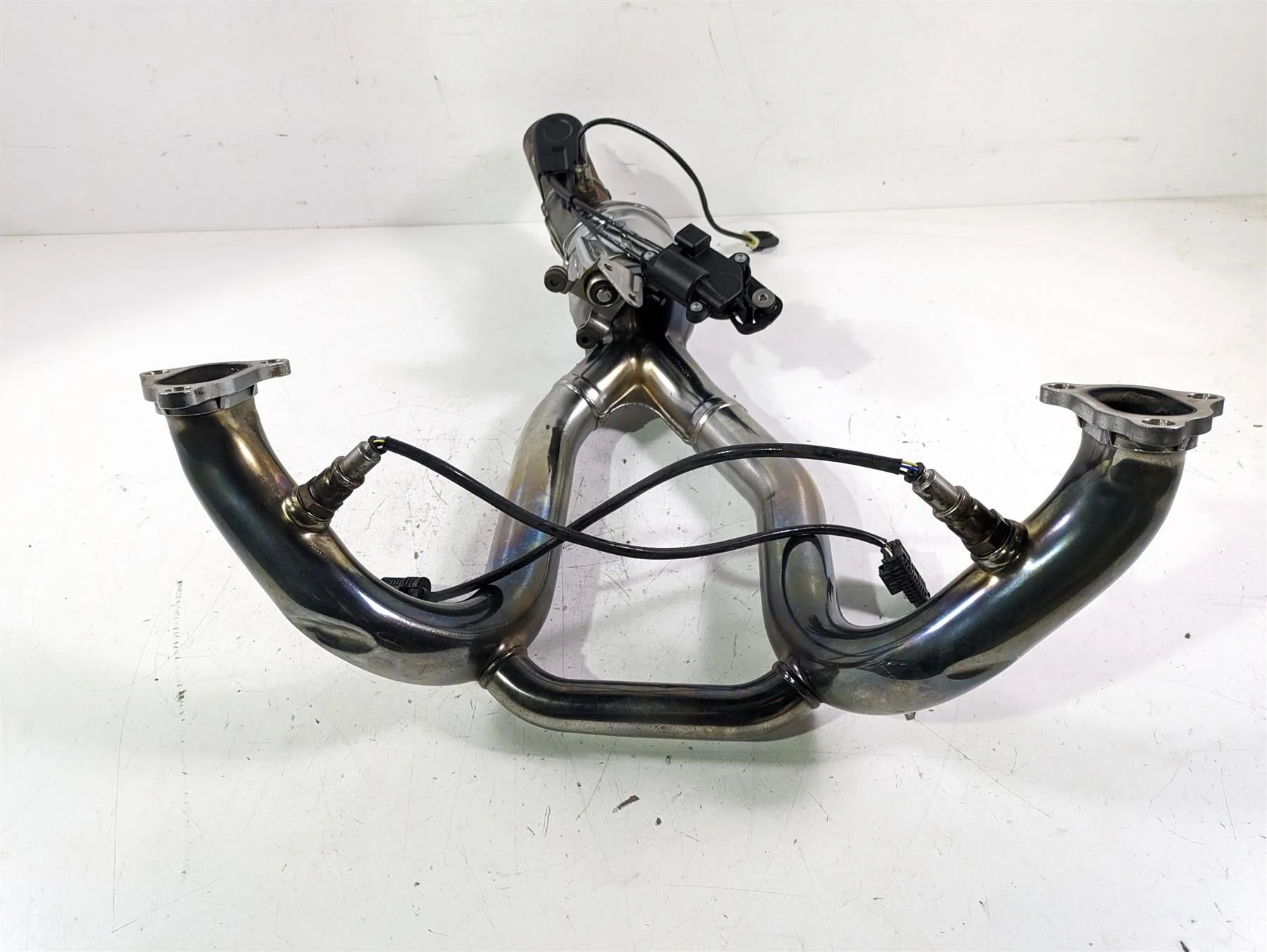2022 BMW R1250 RT K052 Chrome Exhaust Pipe Header & Actuator 18518559520 - Image 12